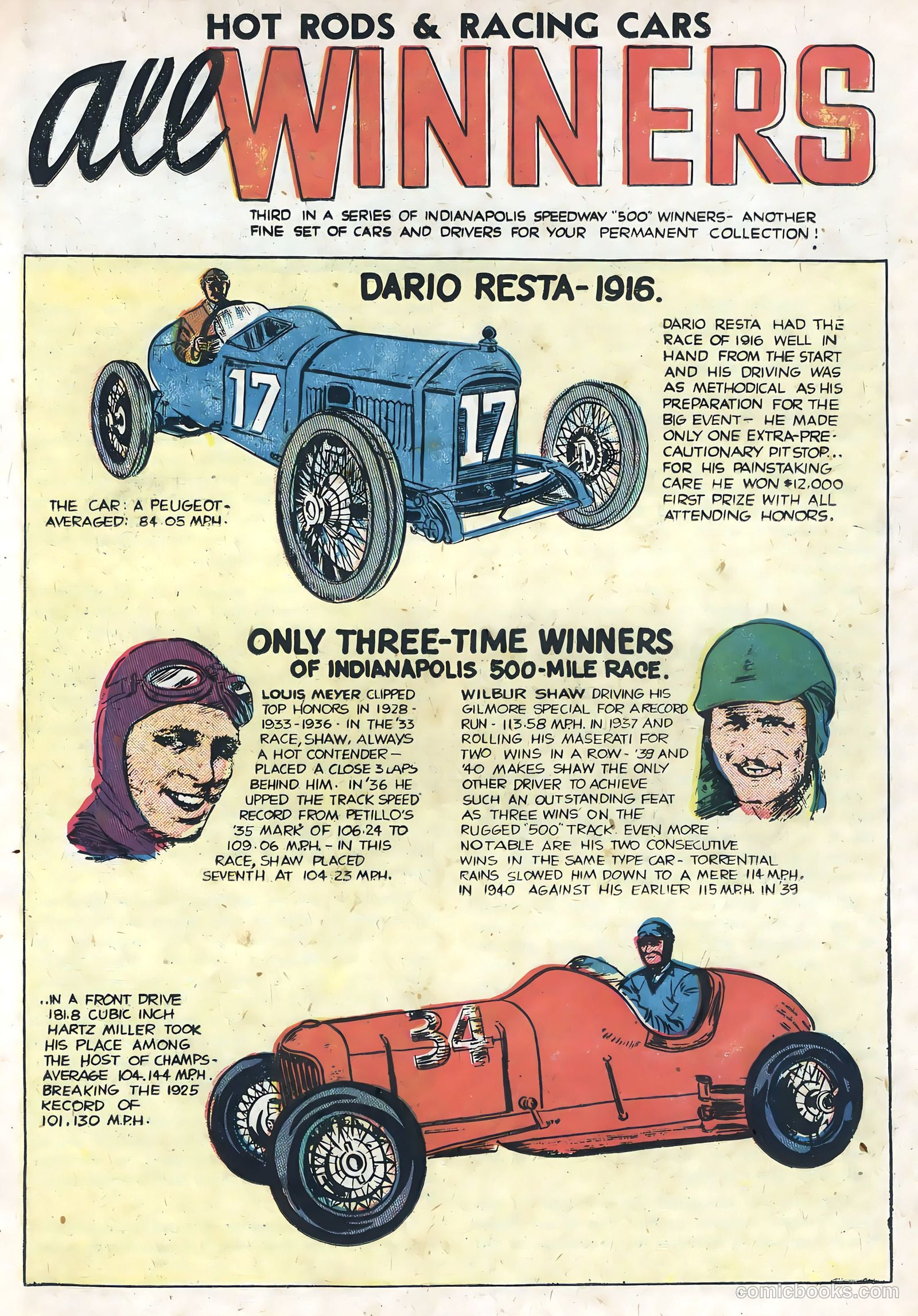 Hot Rods and Racing Cars #28 (1956) — page 19 of 36