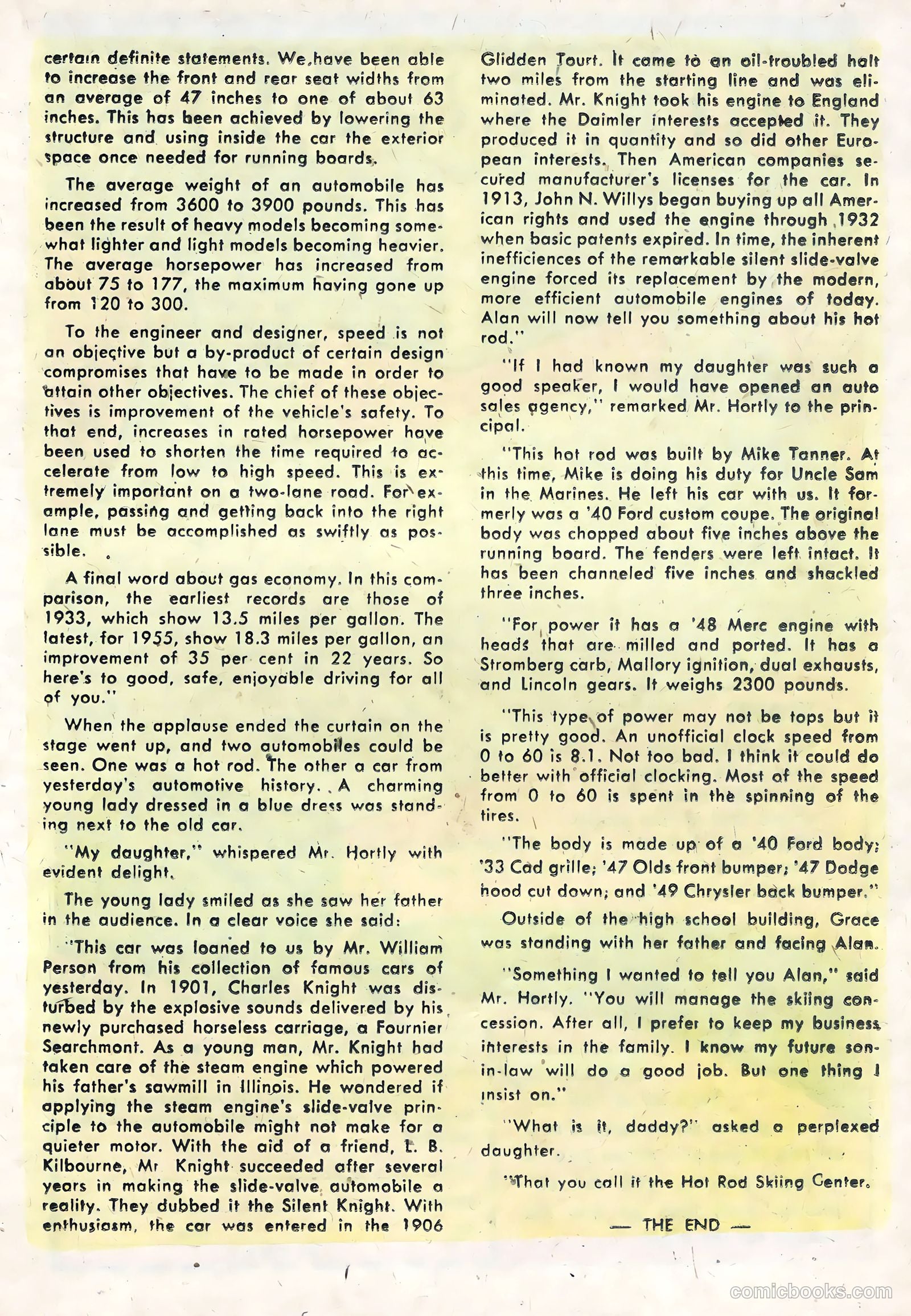 Hot Rods and Racing Cars #28 (1956) — page 21 of 36