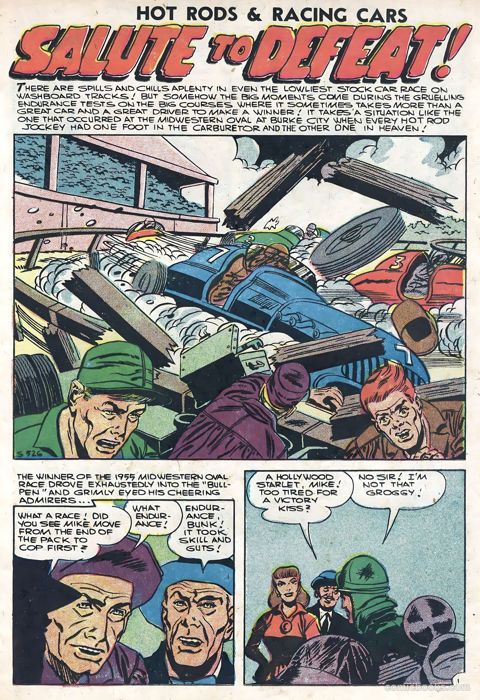 Hot Rods and Racing Cars #28 (1956) — page 23 of 36