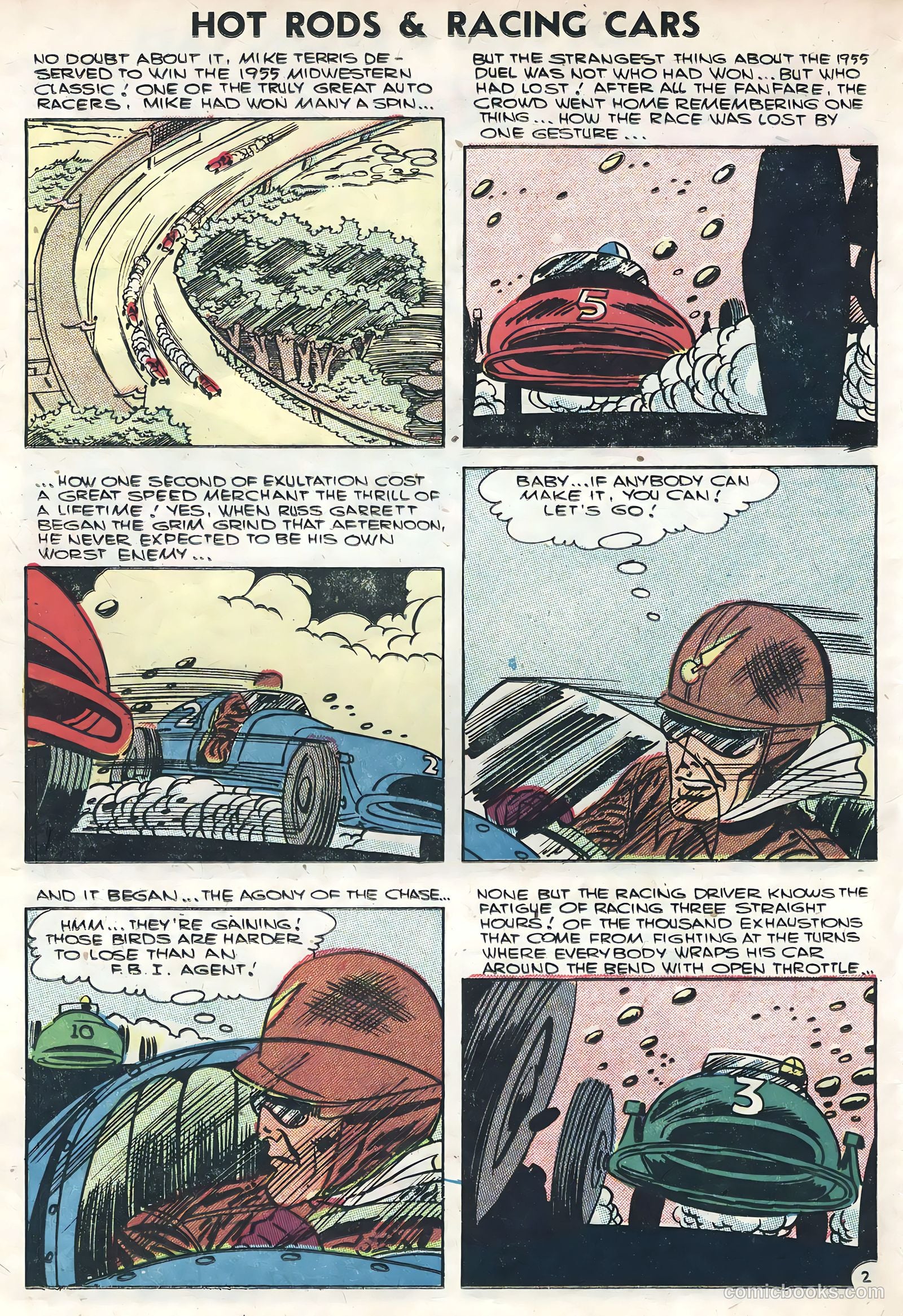 Hot Rods and Racing Cars #28 (1956) — page 24 of 36