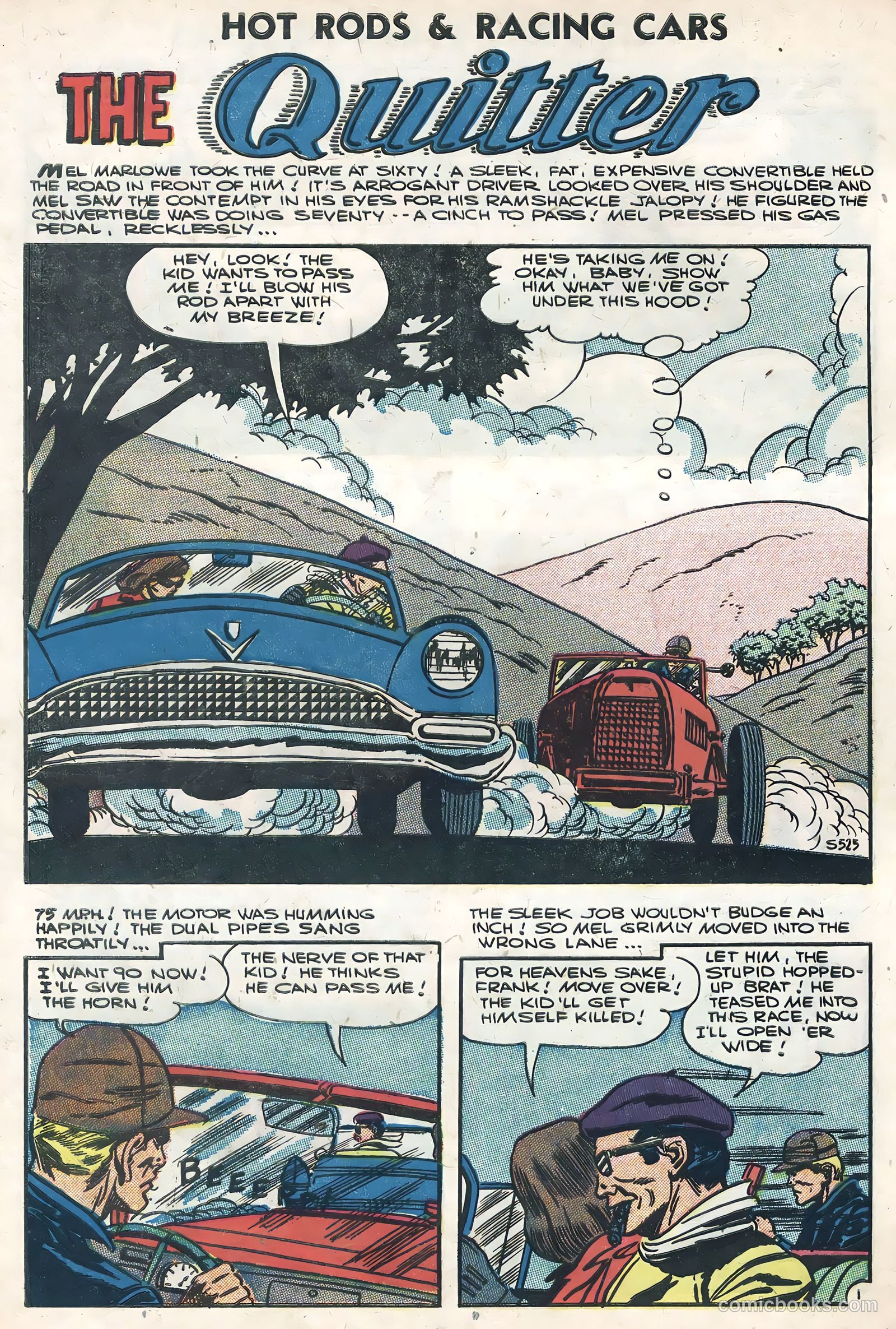 Hot Rods and Racing Cars #28 (1956) — page 28 of 36