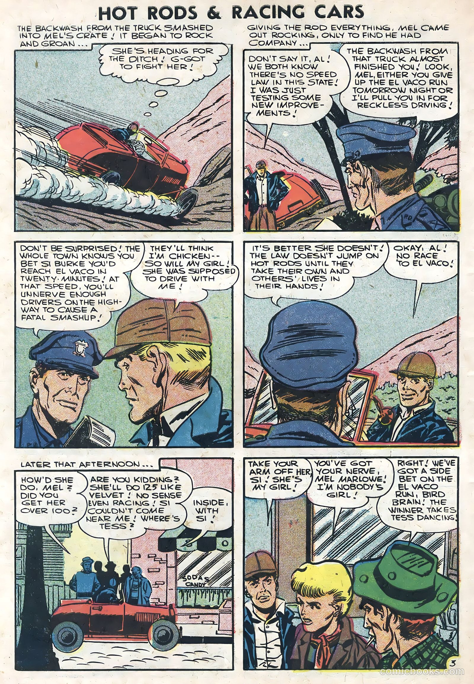 Hot Rods and Racing Cars #28 (1956) — page 30 of 36