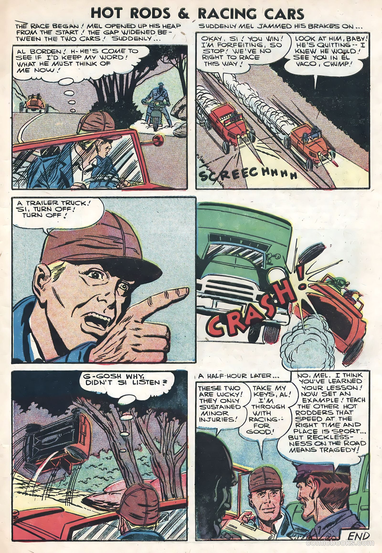 Hot Rods and Racing Cars #28 (1956) — page 33 of 36