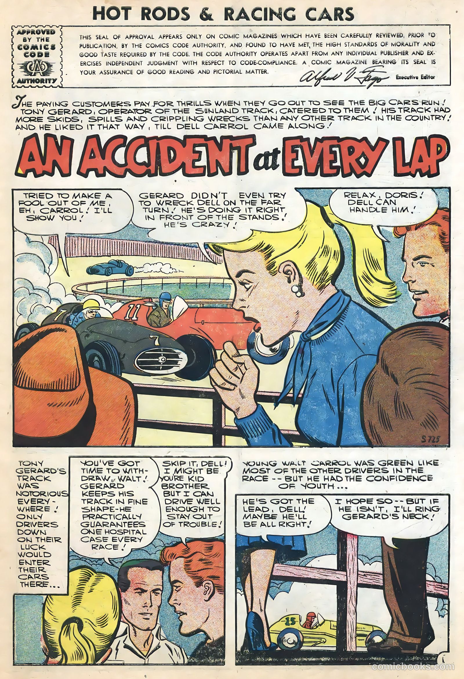 Hot Rods and Racing Cars #29 (1957) — page 3 of 36