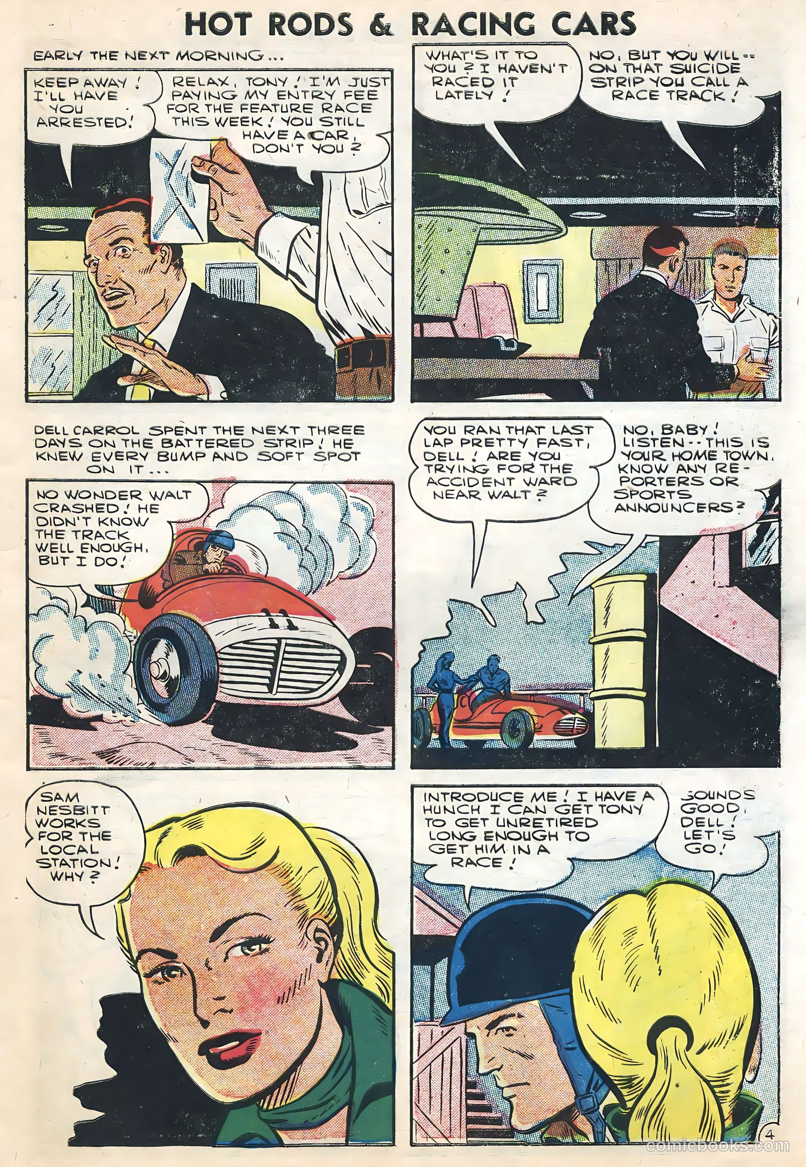 Hot Rods and Racing Cars #29 (1957) — page 7 of 36