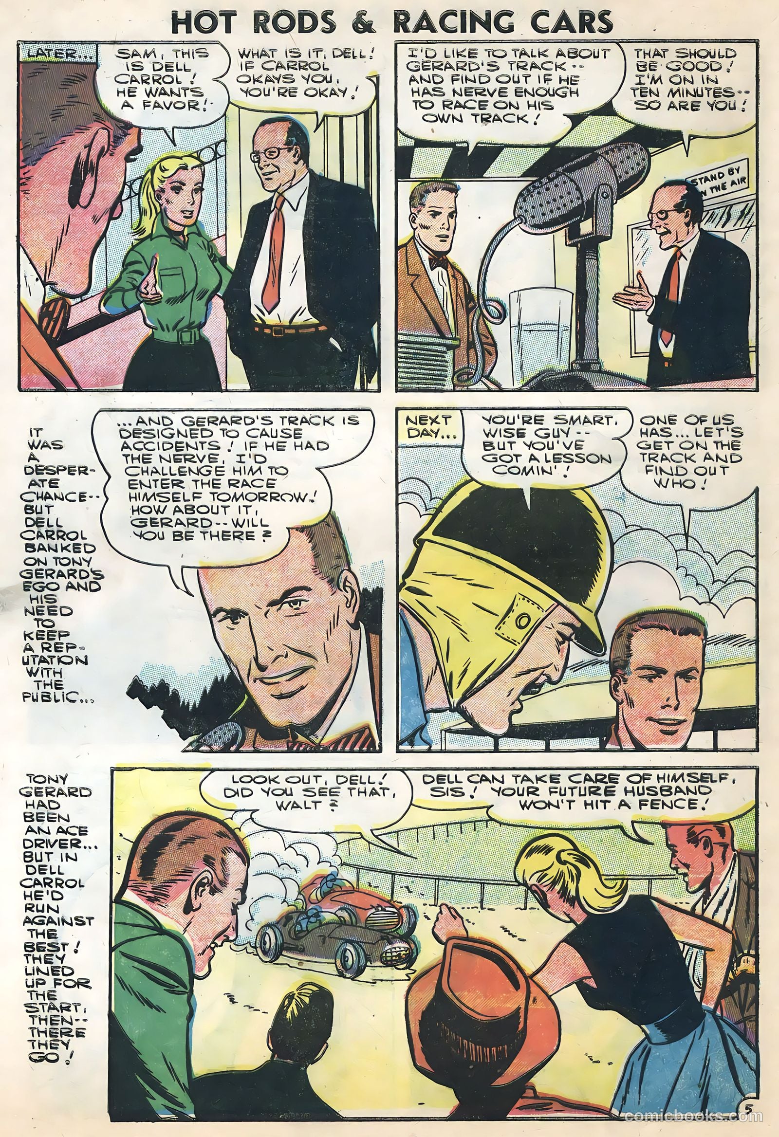 Hot Rods and Racing Cars #29 (1957) — page 8 of 36