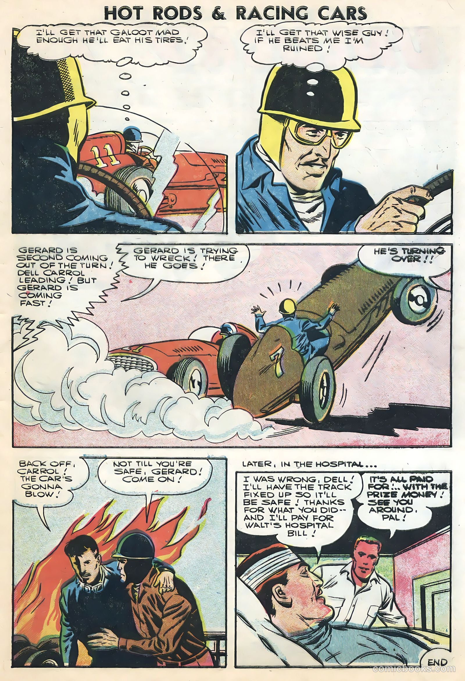 Hot Rods and Racing Cars #29 (1957) — page 9 of 36