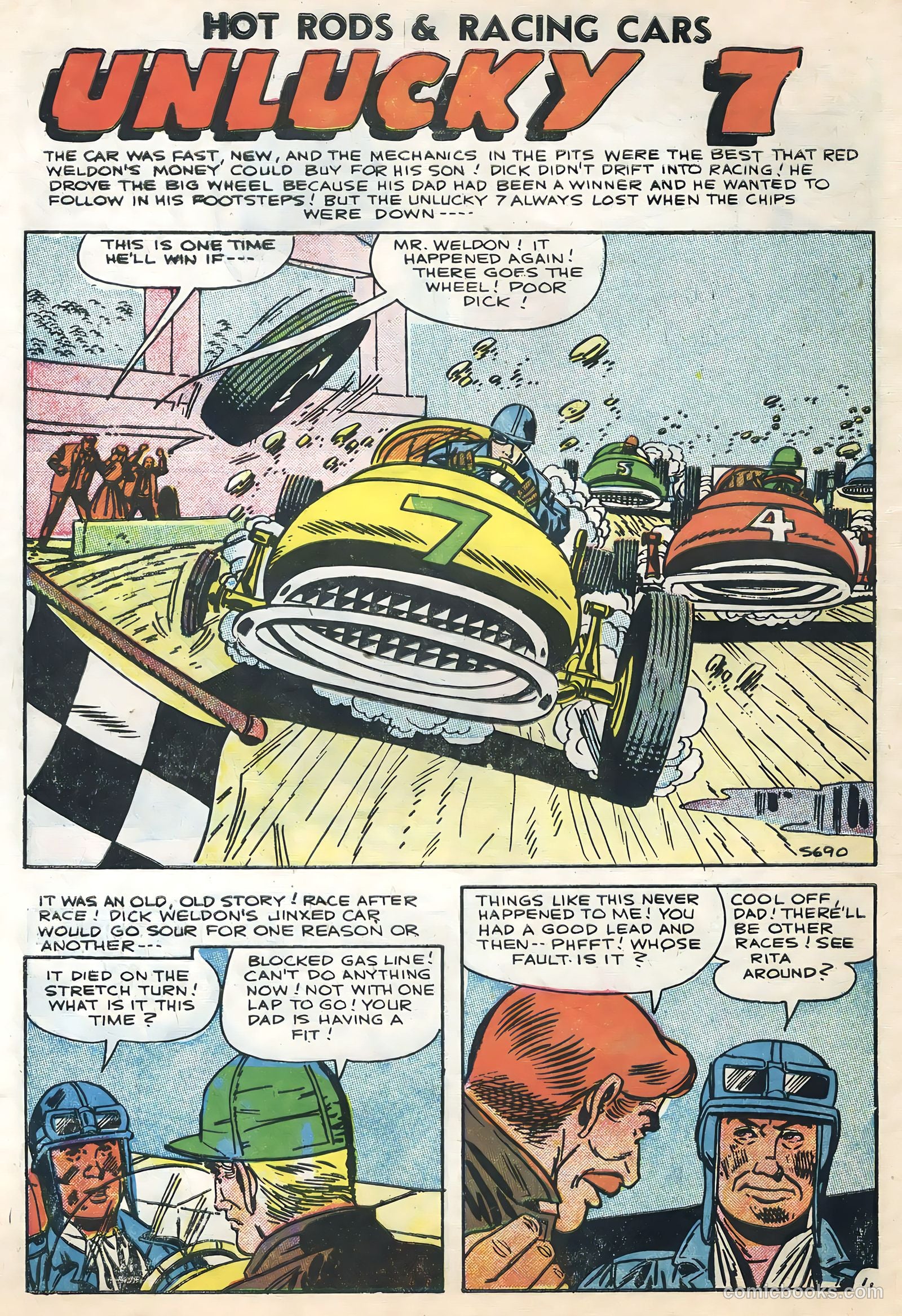Hot Rods and Racing Cars #29 (1957) — page 10 of 36