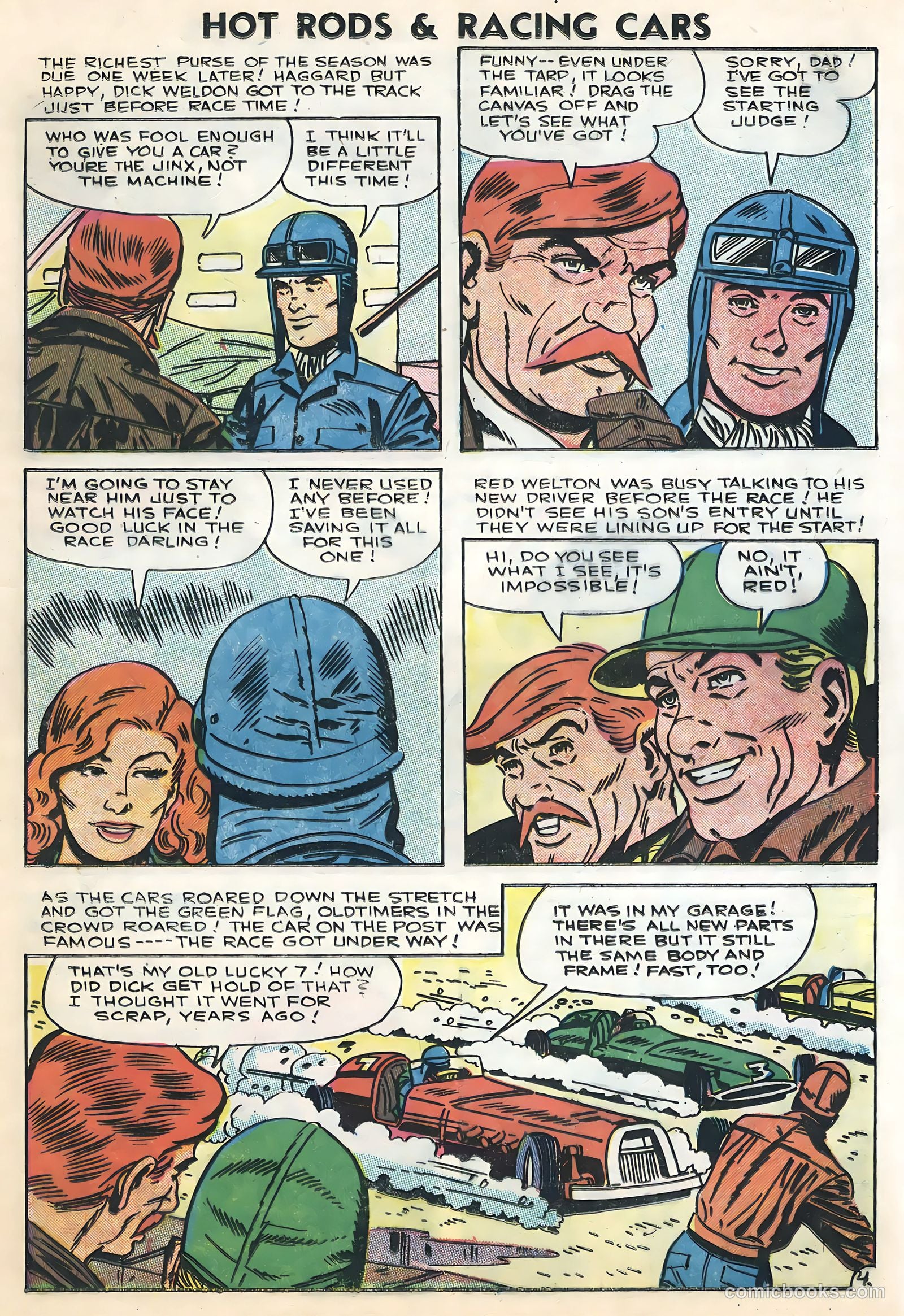 Hot Rods and Racing Cars #29 (1957) — page 13 of 36