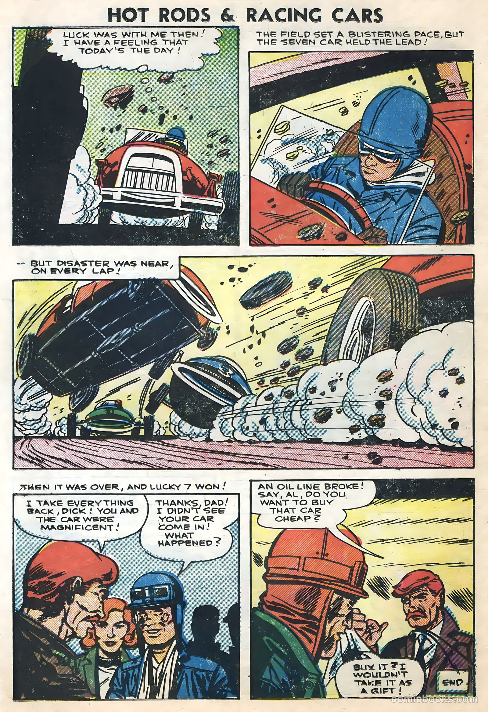 Hot Rods and Racing Cars #29 (1957) — page 14 of 36