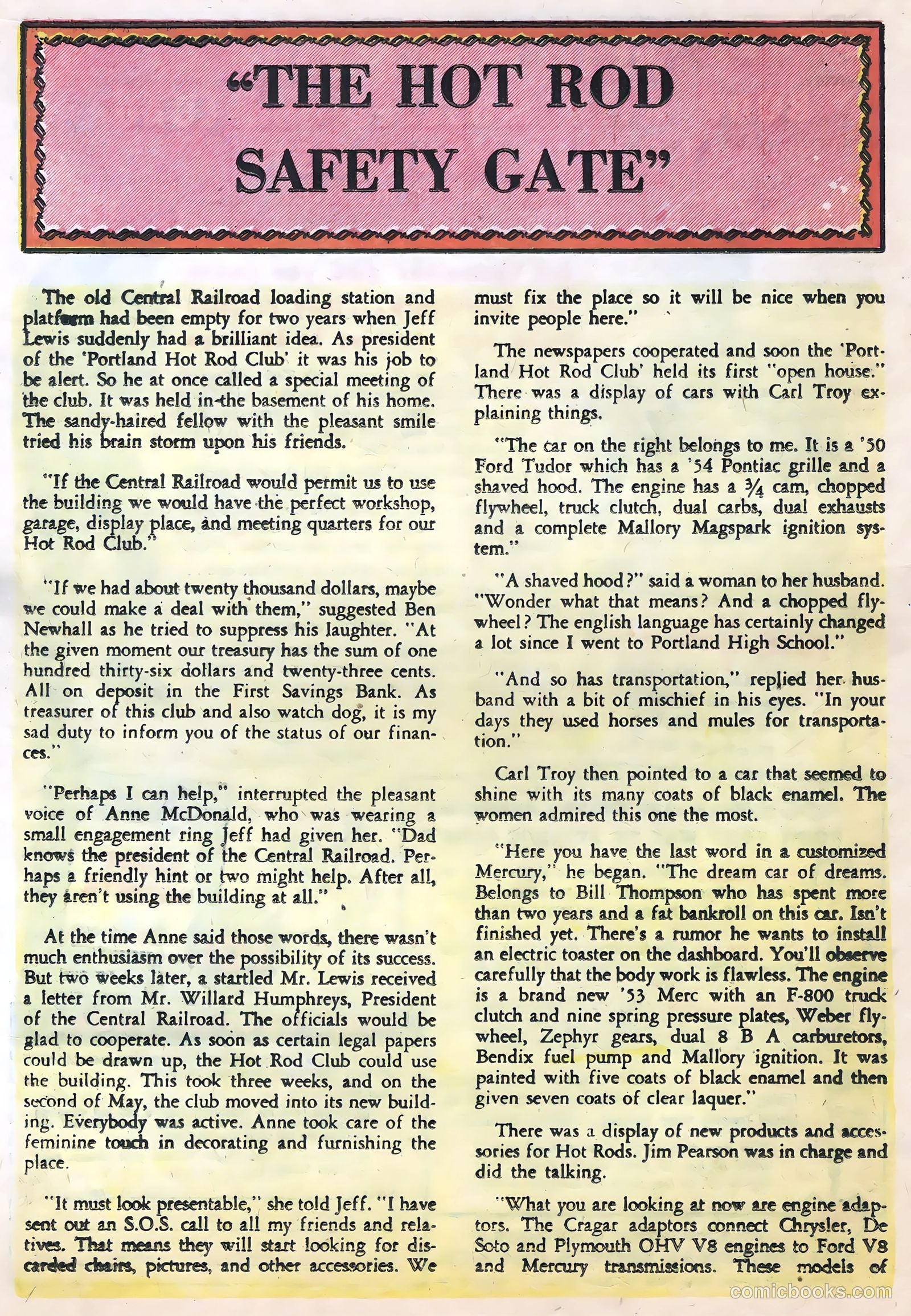 Hot Rods and Racing Cars #29 (1957) — page 16 of 36