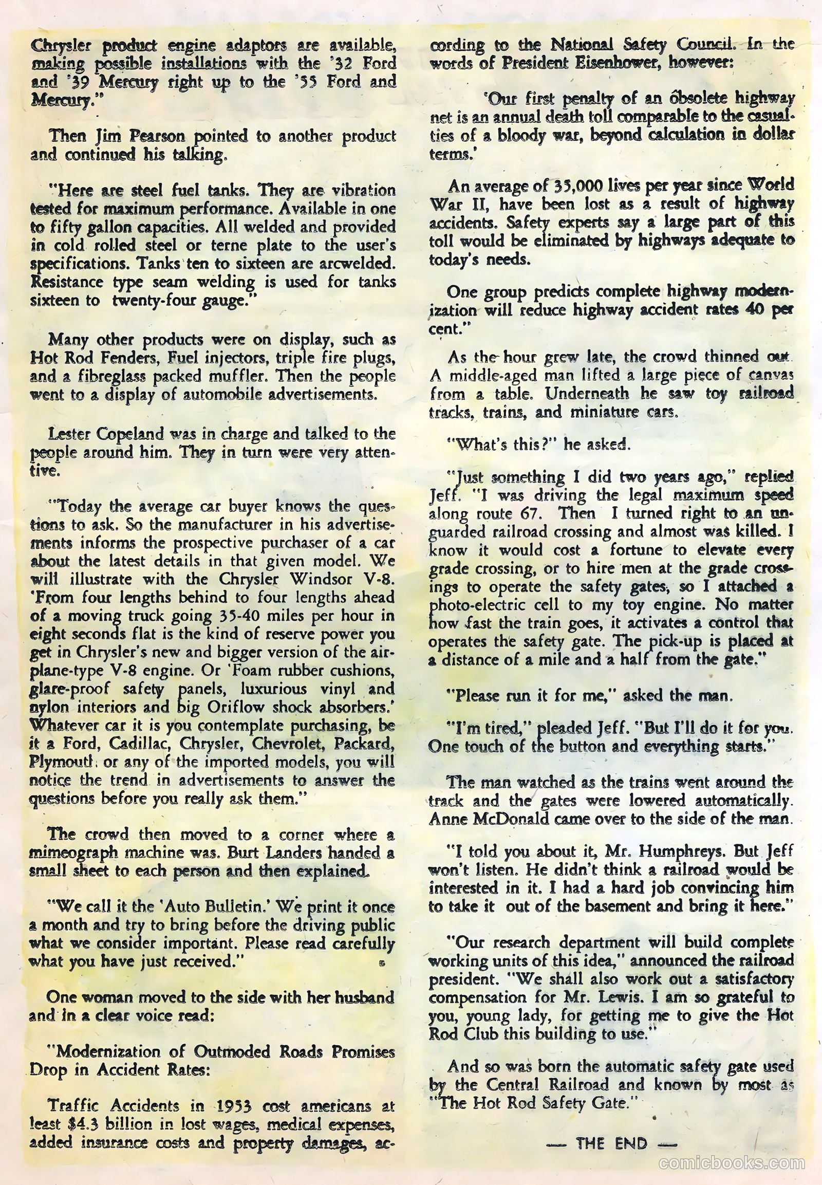 Hot Rods and Racing Cars #29 (1957) — page 17 of 36