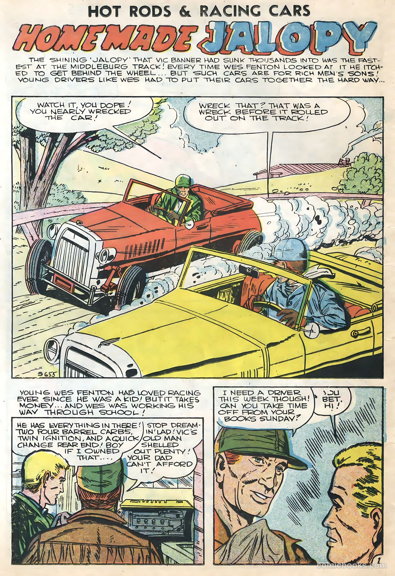 Hot Rods and Racing Cars #29 (1957) — page 26 of 36