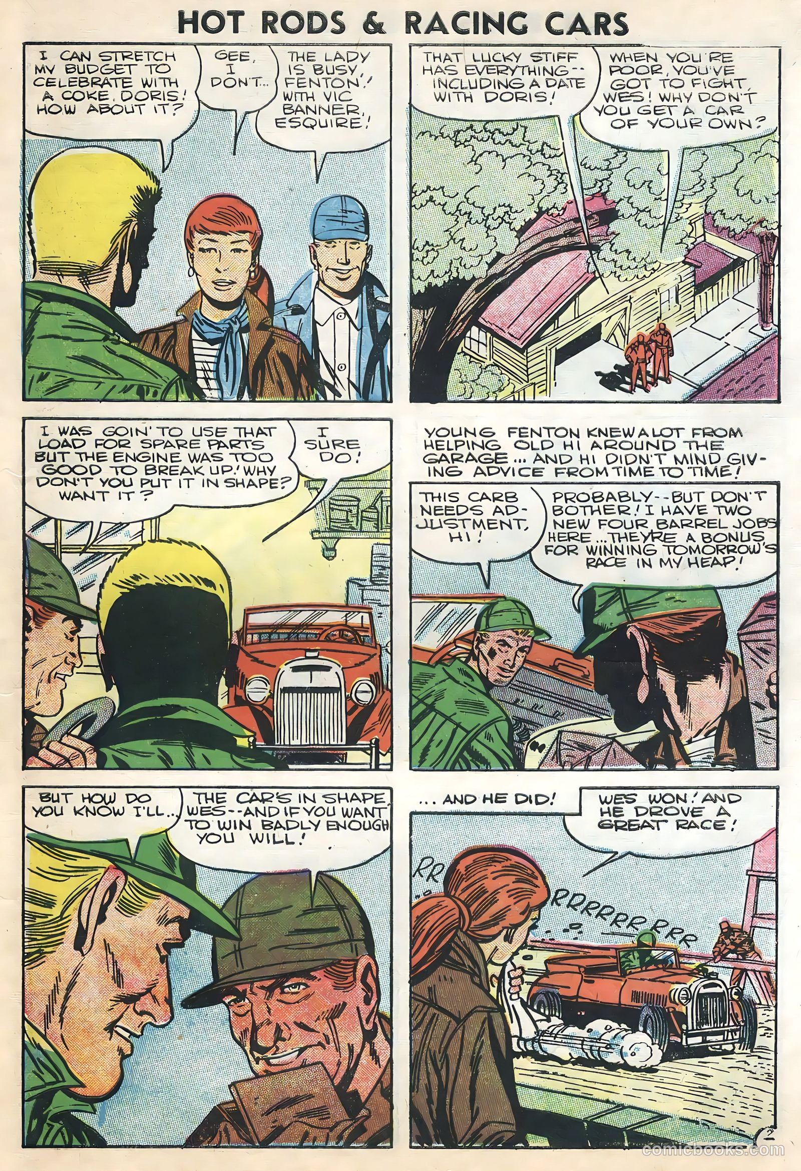 Hot Rods and Racing Cars #29 (1957) — page 27 of 36