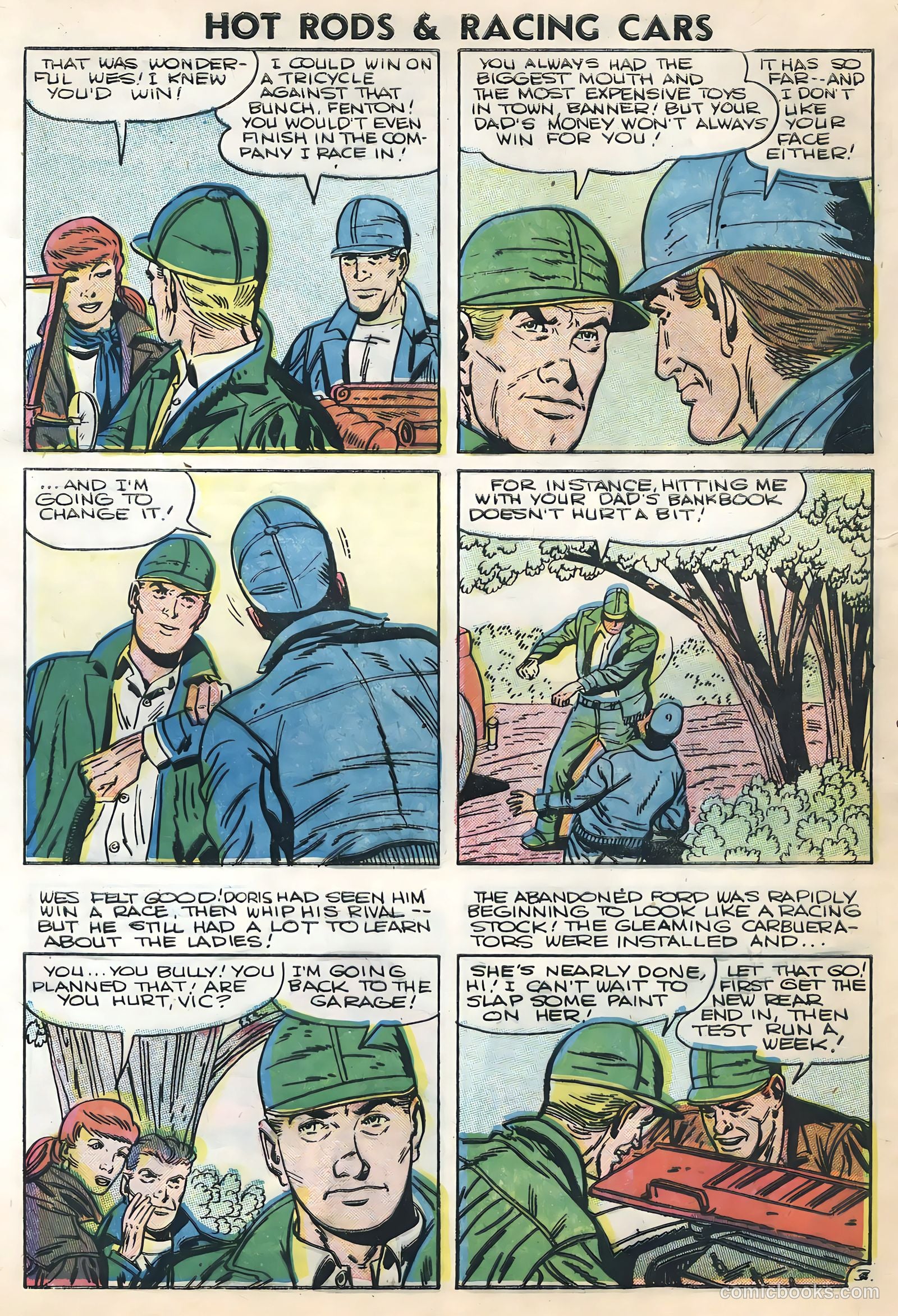 Hot Rods and Racing Cars #29 (1957) — page 28 of 36