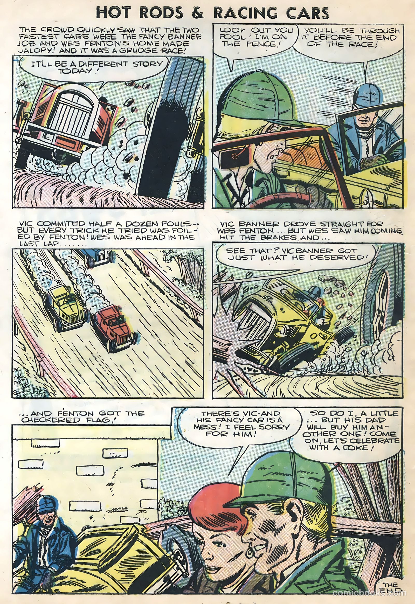 Hot Rods and Racing Cars #29 (1957) — page 32 of 36