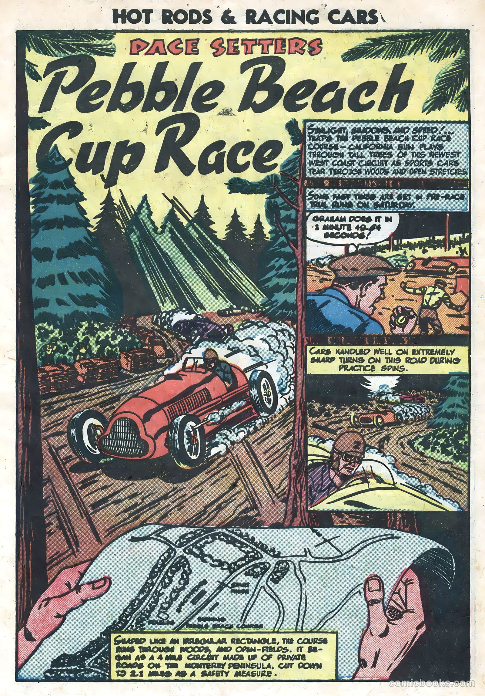 Hot Rods and Racing Cars #3 (1952) — page 3 of 36