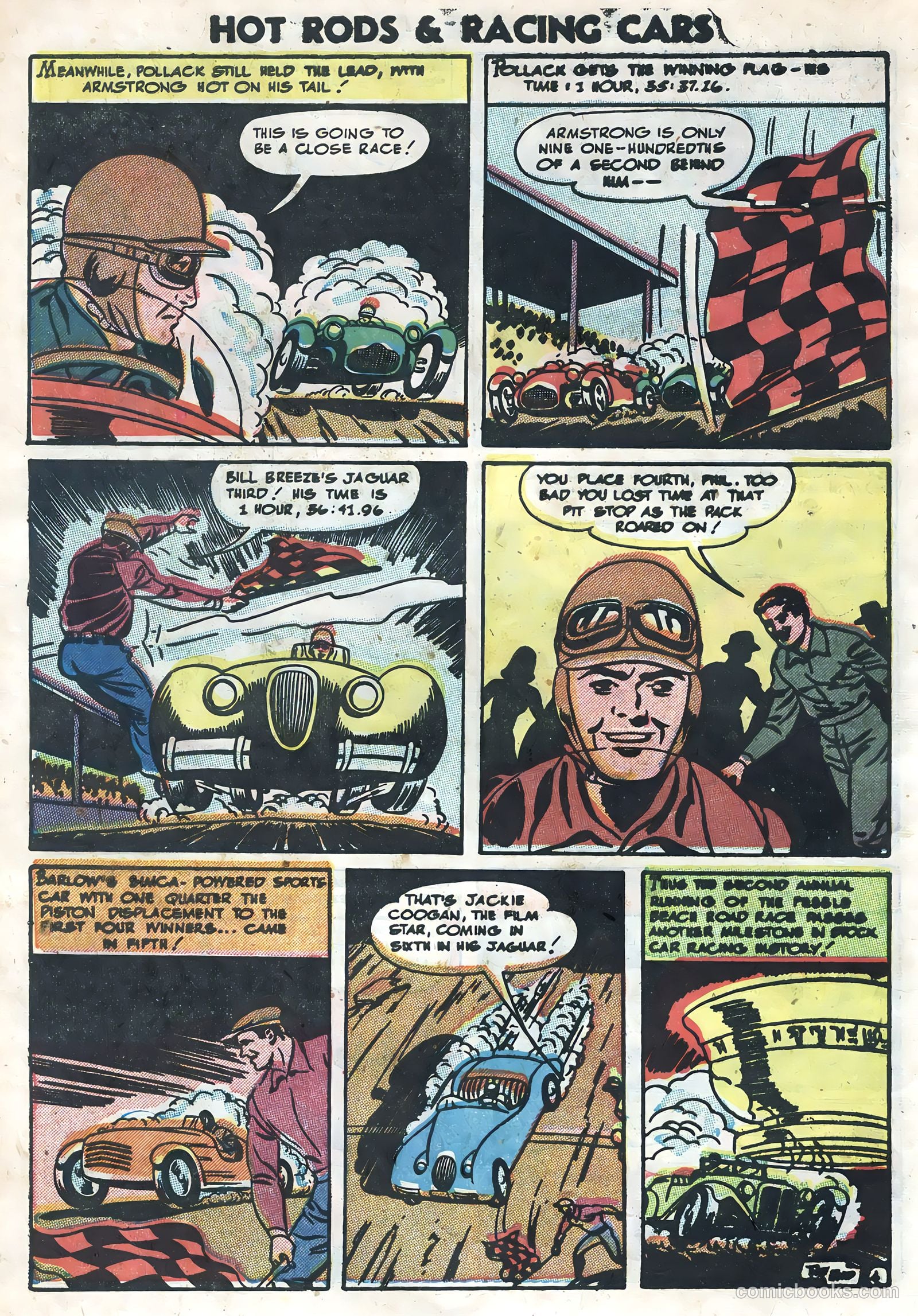 Hot Rods and Racing Cars #3 (1952) — page 6 of 36