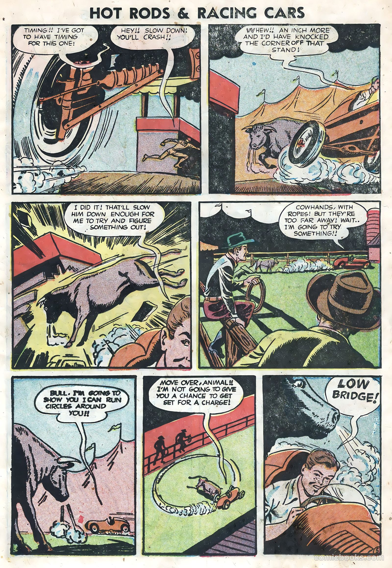 Hot Rods and Racing Cars #3 (1952) — page 11 of 36