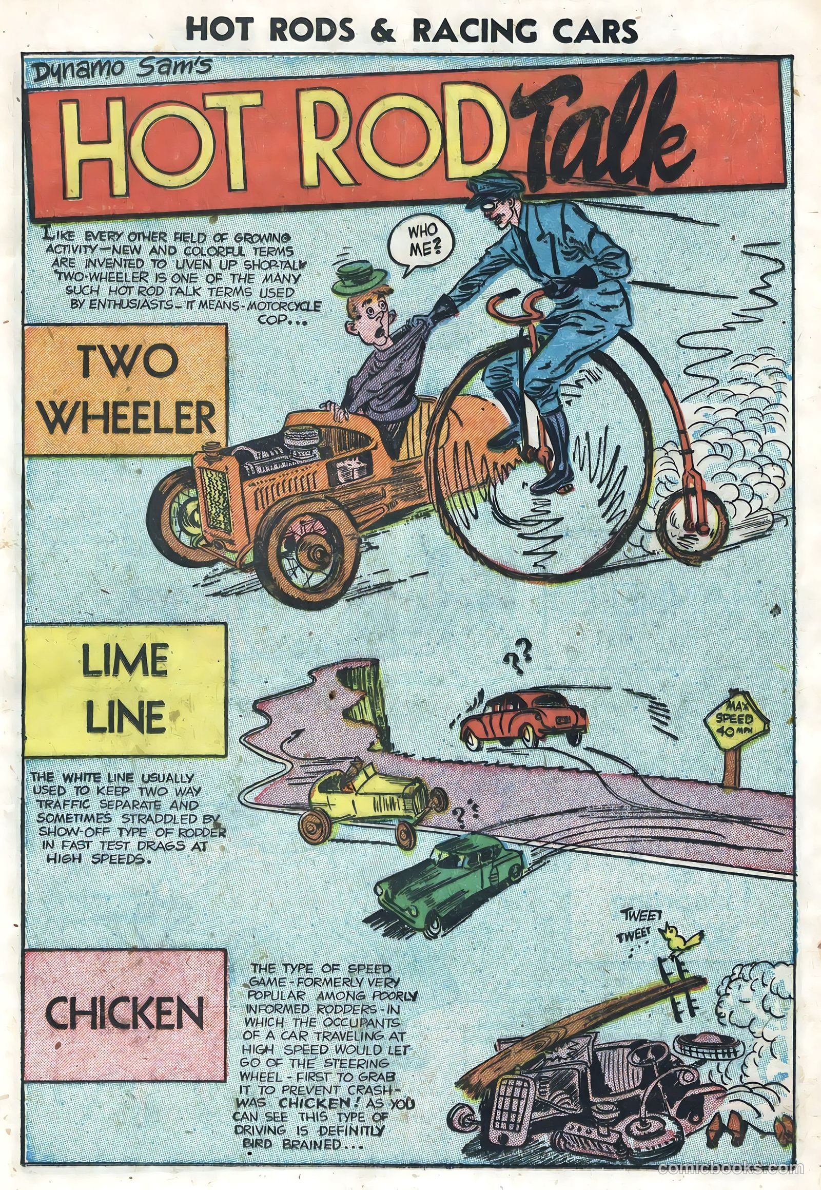 Hot Rods and Racing Cars #3 (1952) — page 13 of 36