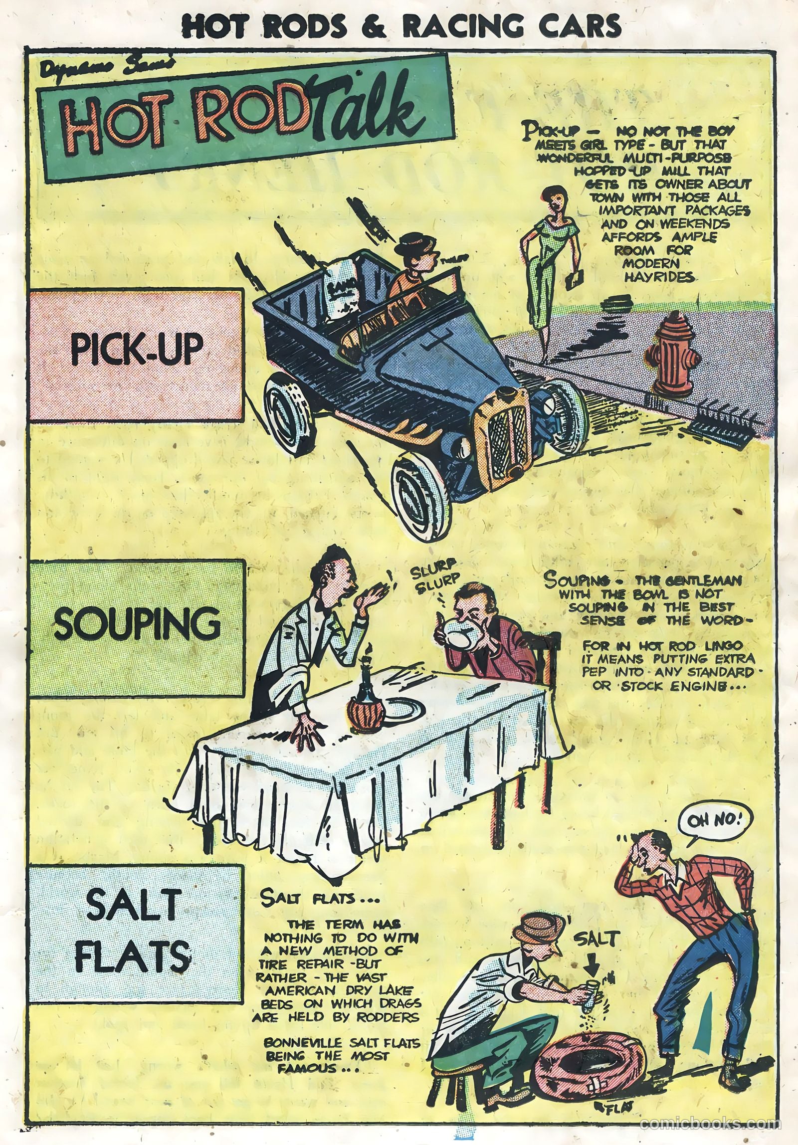 Hot Rods and Racing Cars #3 (1952) — page 15 of 36