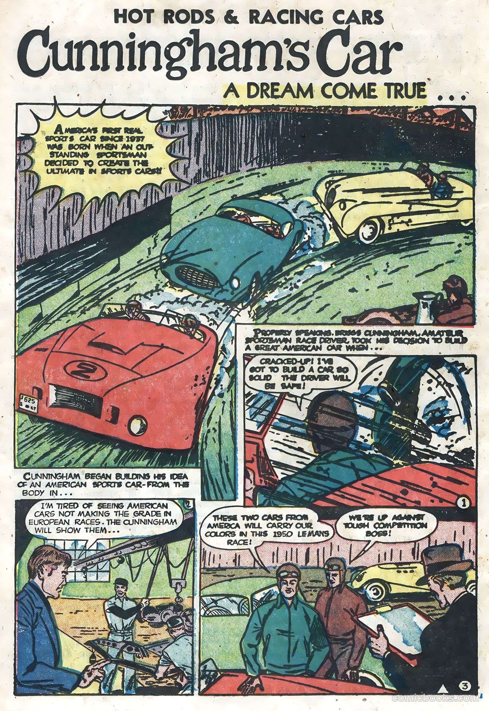 Hot Rods and Racing Cars #3 (1952) — page 18 of 36