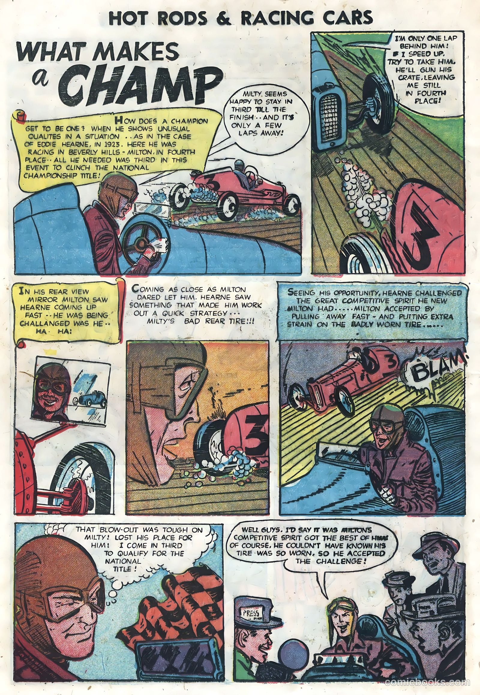 Hot Rods and Racing Cars #3 (1952) — page 20 of 36