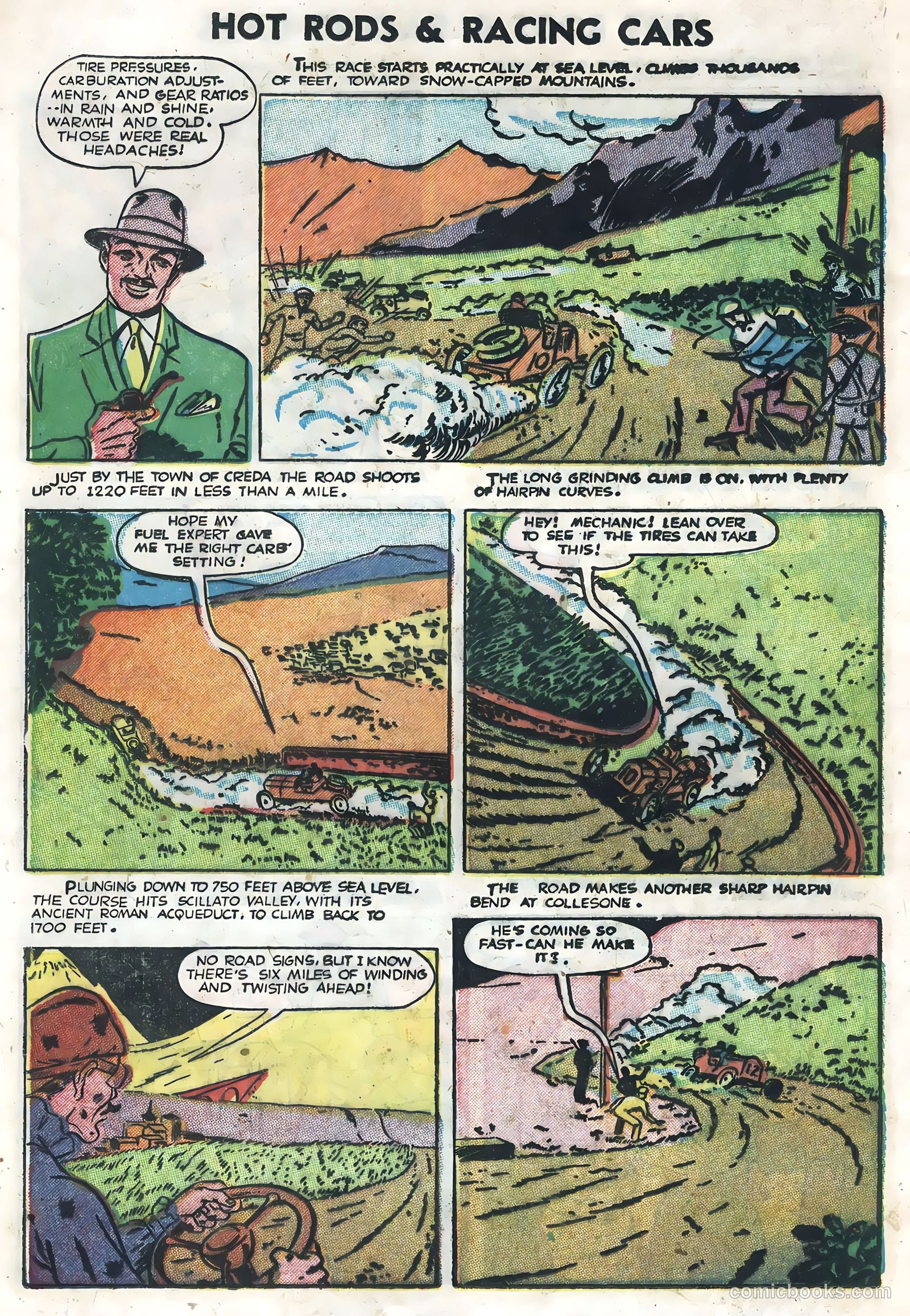 Hot Rods and Racing Cars #3 (1952) — page 24 of 36