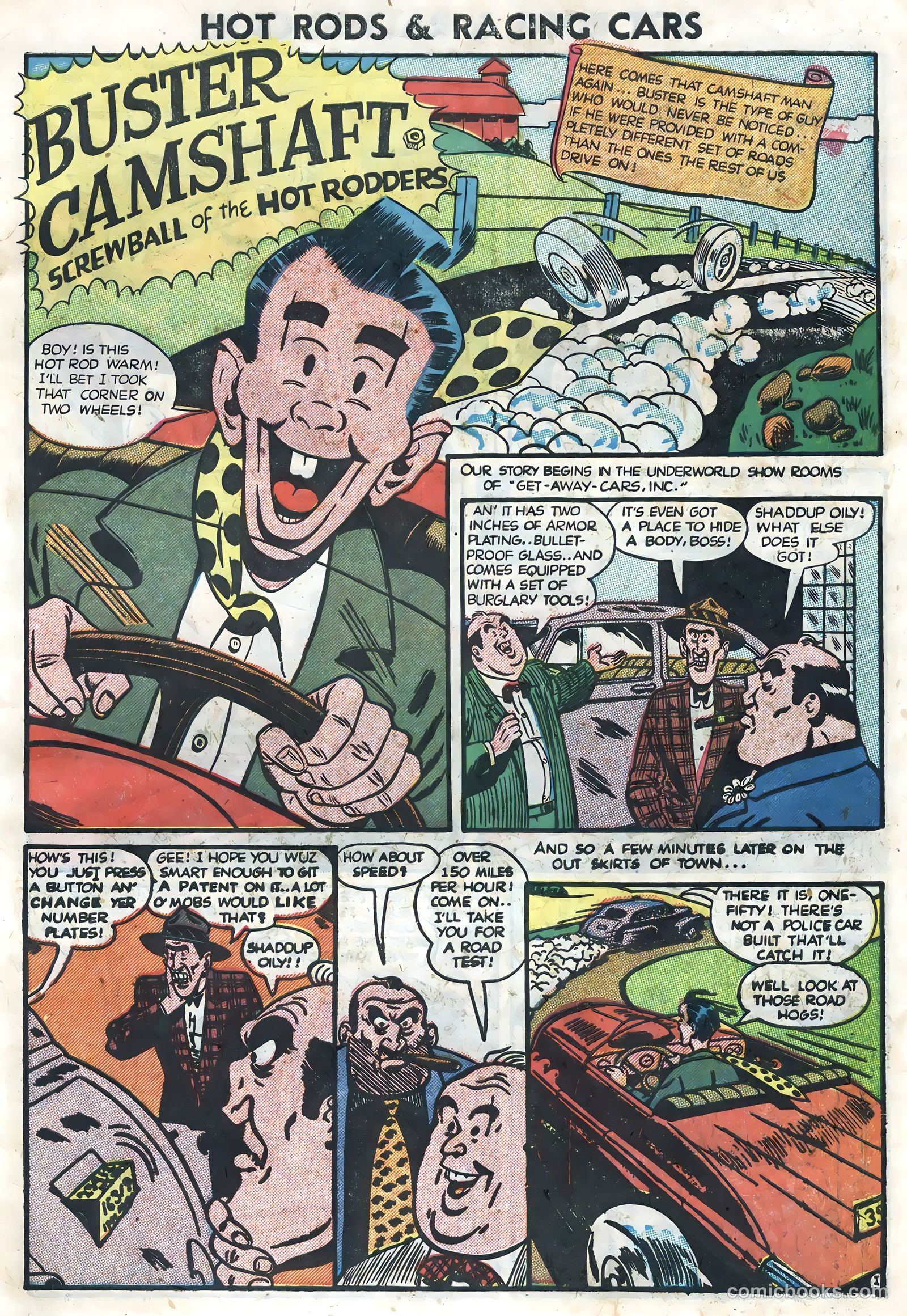 Hot Rods and Racing Cars #3 (1952) — page 27 of 36
