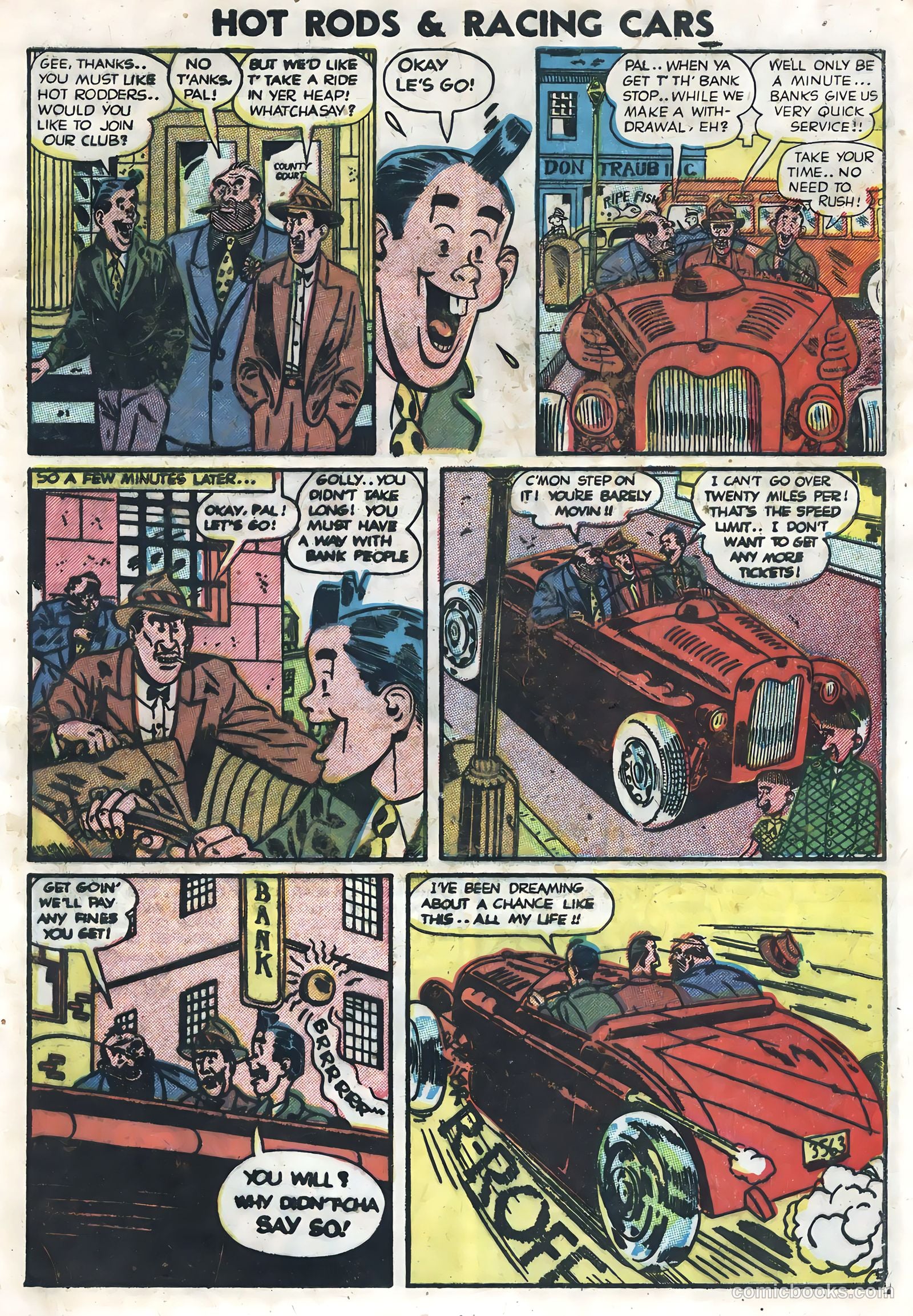 Hot Rods and Racing Cars #3 (1952) — page 29 of 36