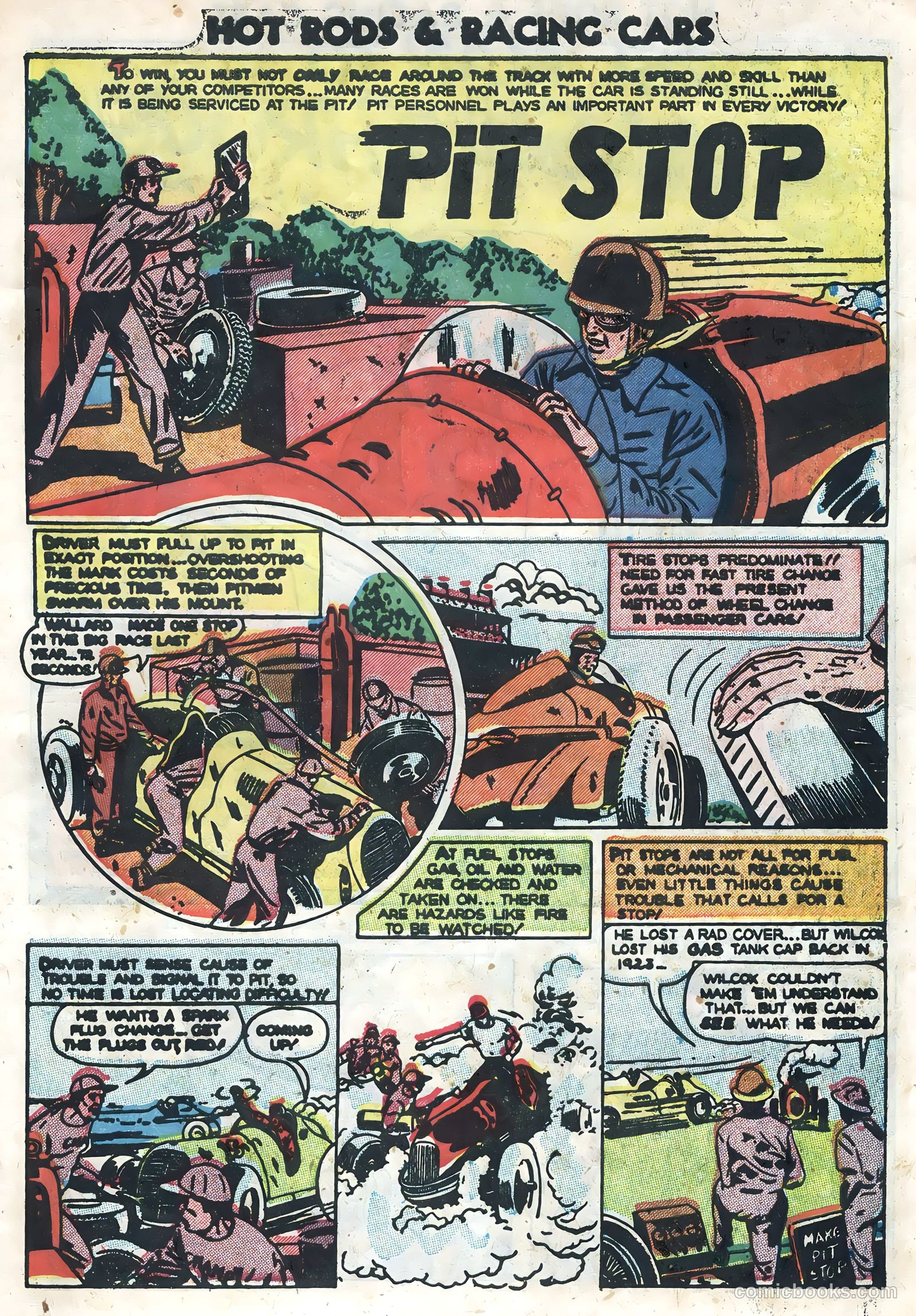 Hot Rods and Racing Cars #3 (1952) — page 31 of 36