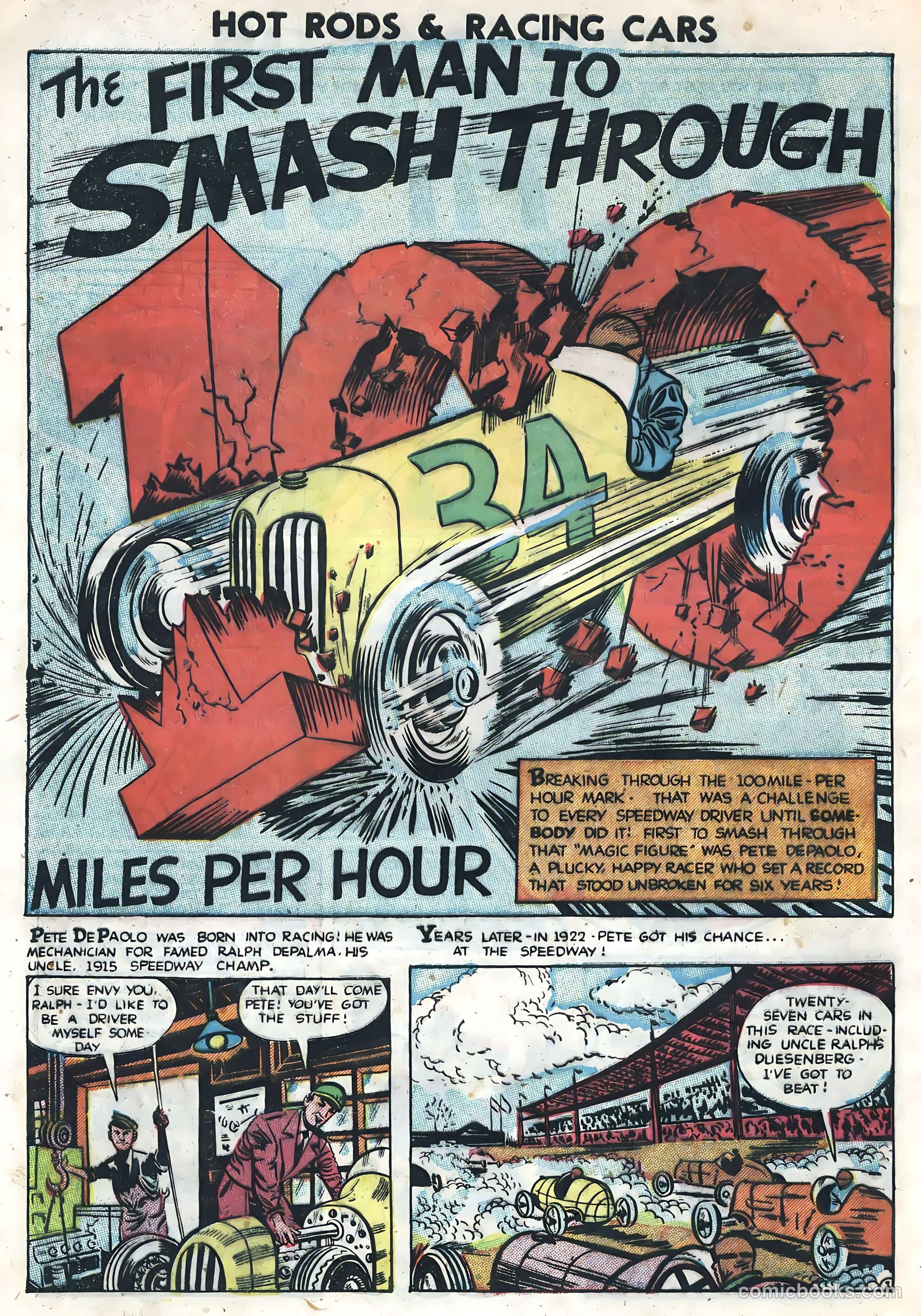 Hot Rods and Racing Cars #3 (1952) — page 32 of 36