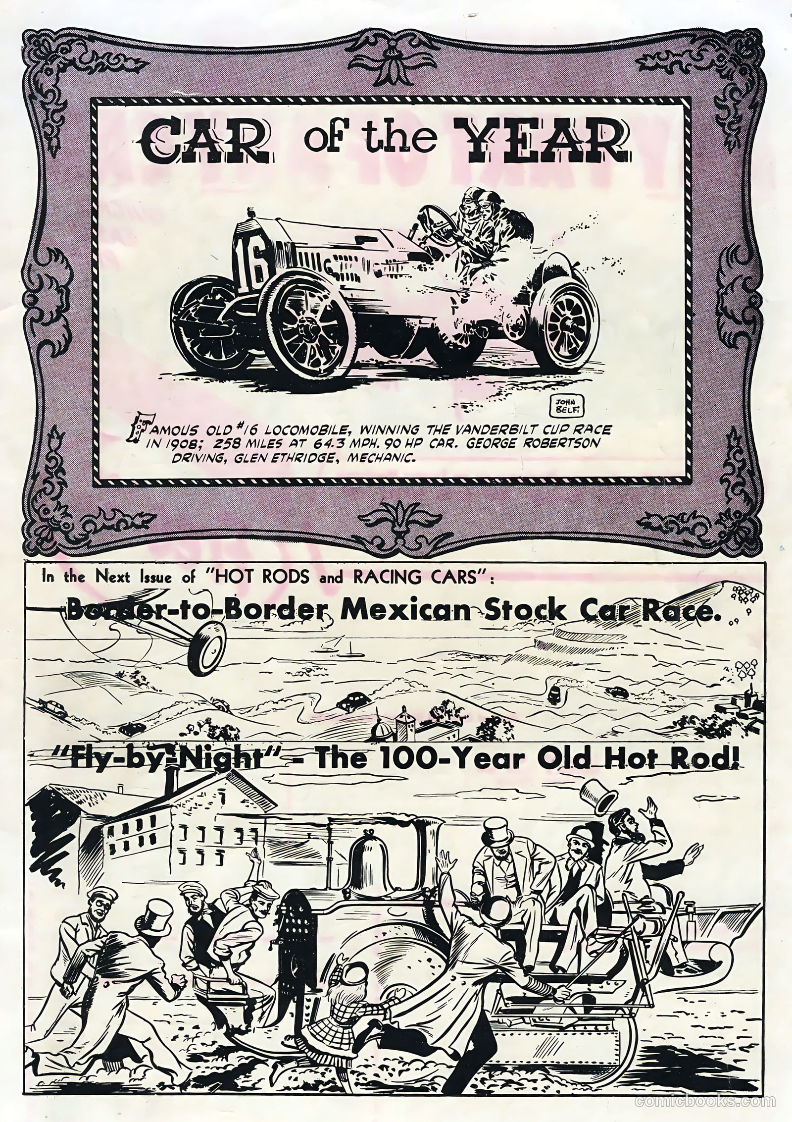 Hot Rods and Racing Cars #3 (1952) — page 35 of 36