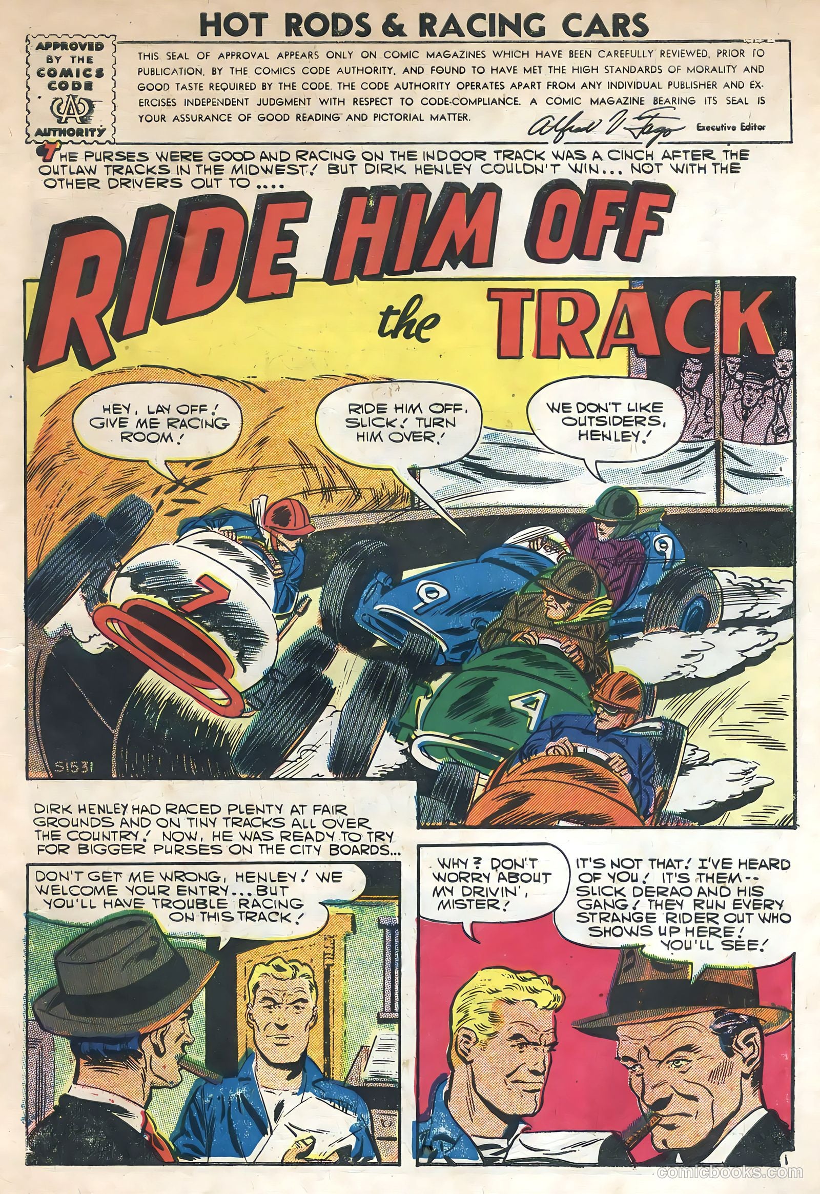Hot Rods and Racing Cars #30 (1957) — page 3 of 36