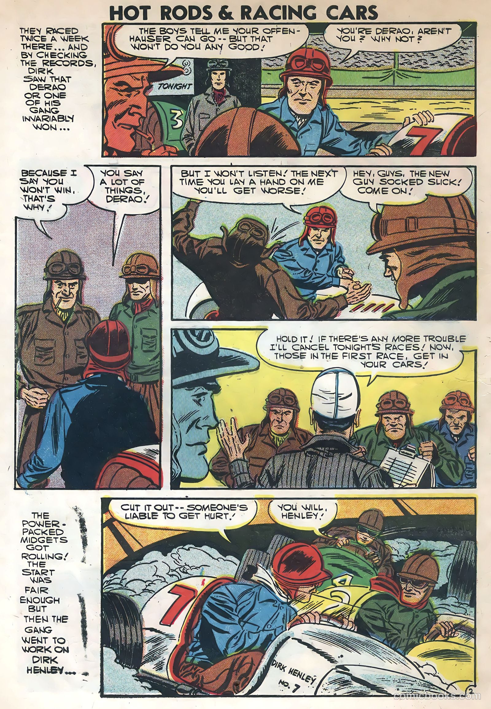 Hot Rods and Racing Cars #30 (1957) — page 4 of 36