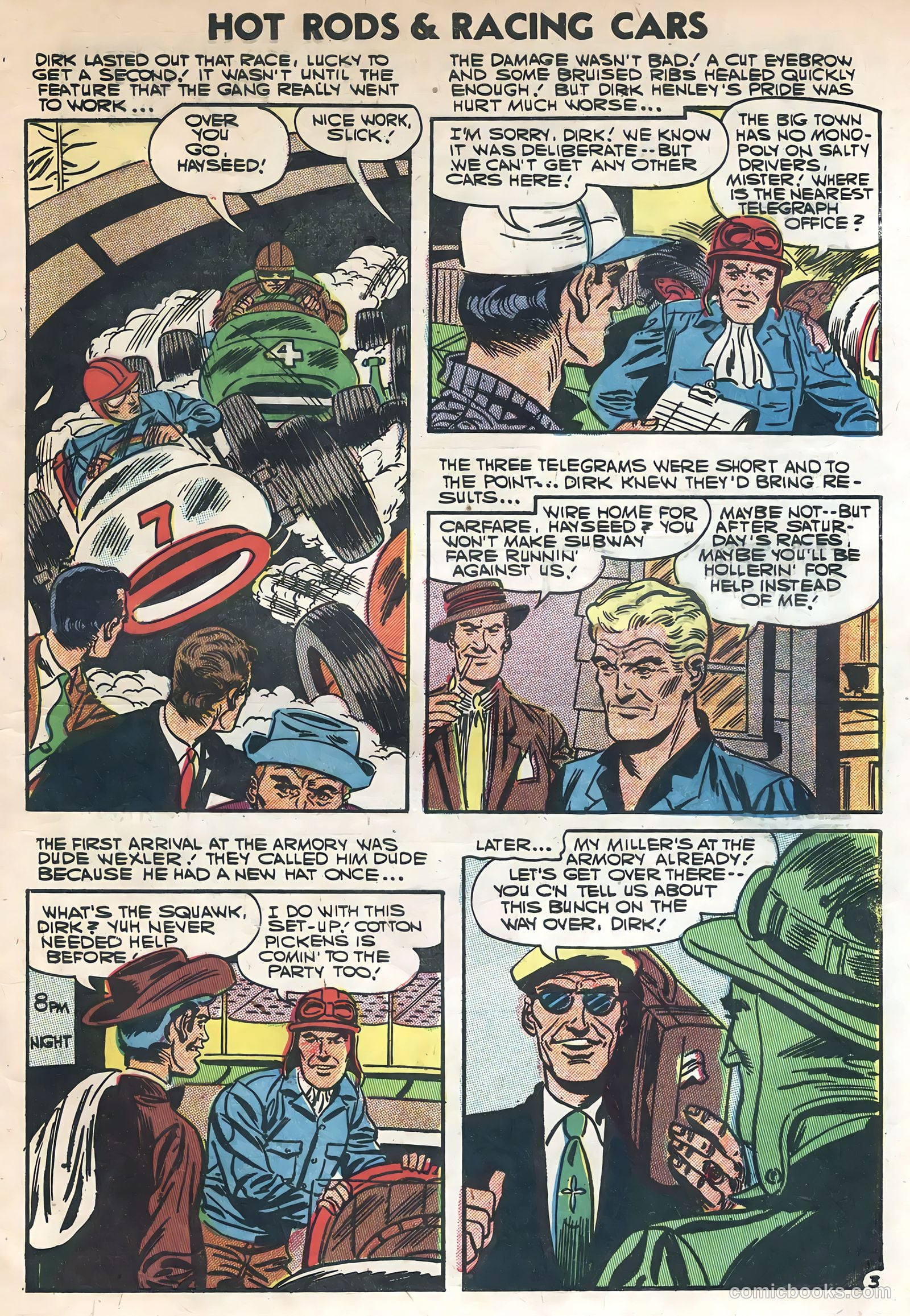 Hot Rods and Racing Cars #30 (1957) — page 5 of 36