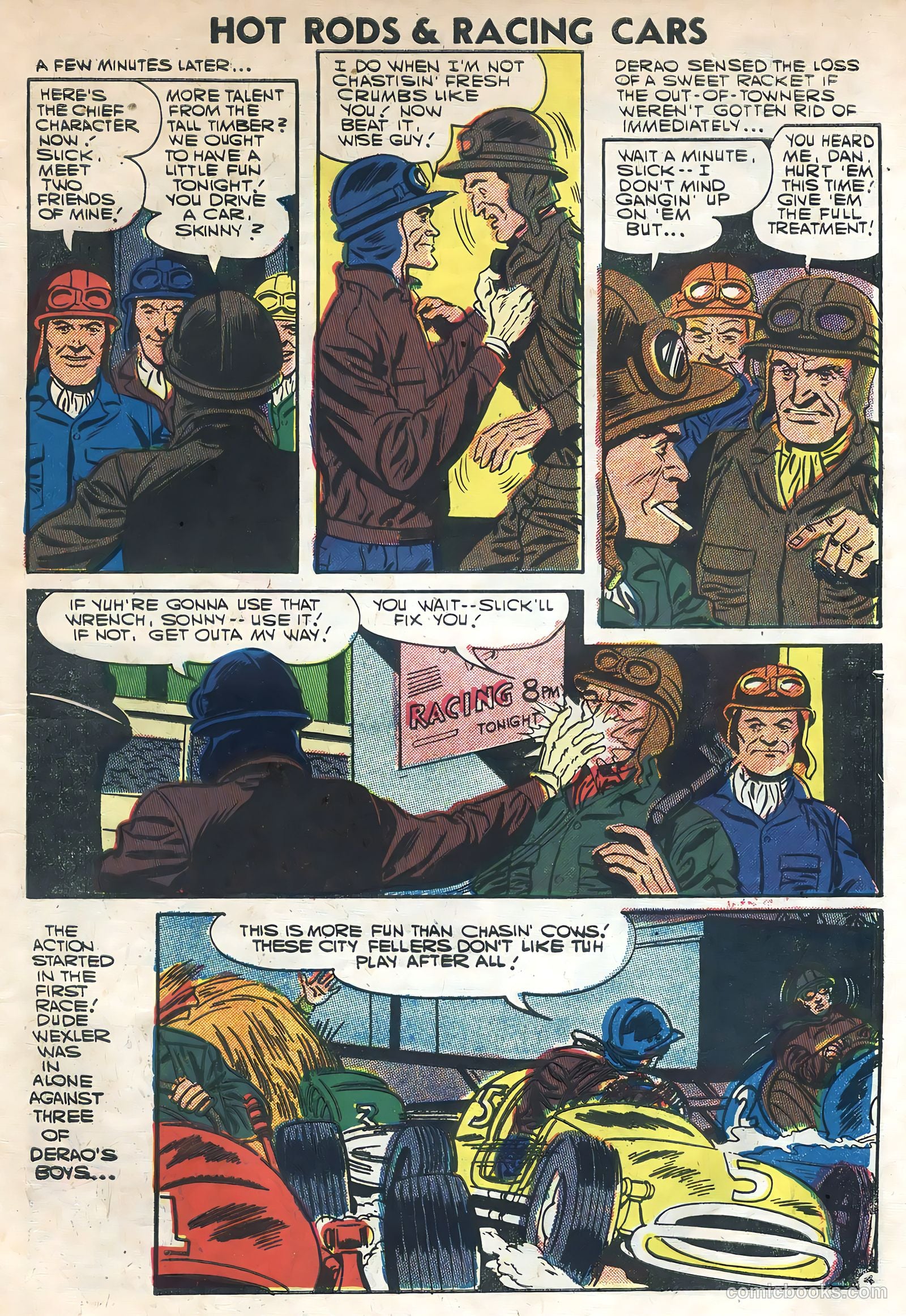 Hot Rods and Racing Cars #30 (1957) — page 7 of 36