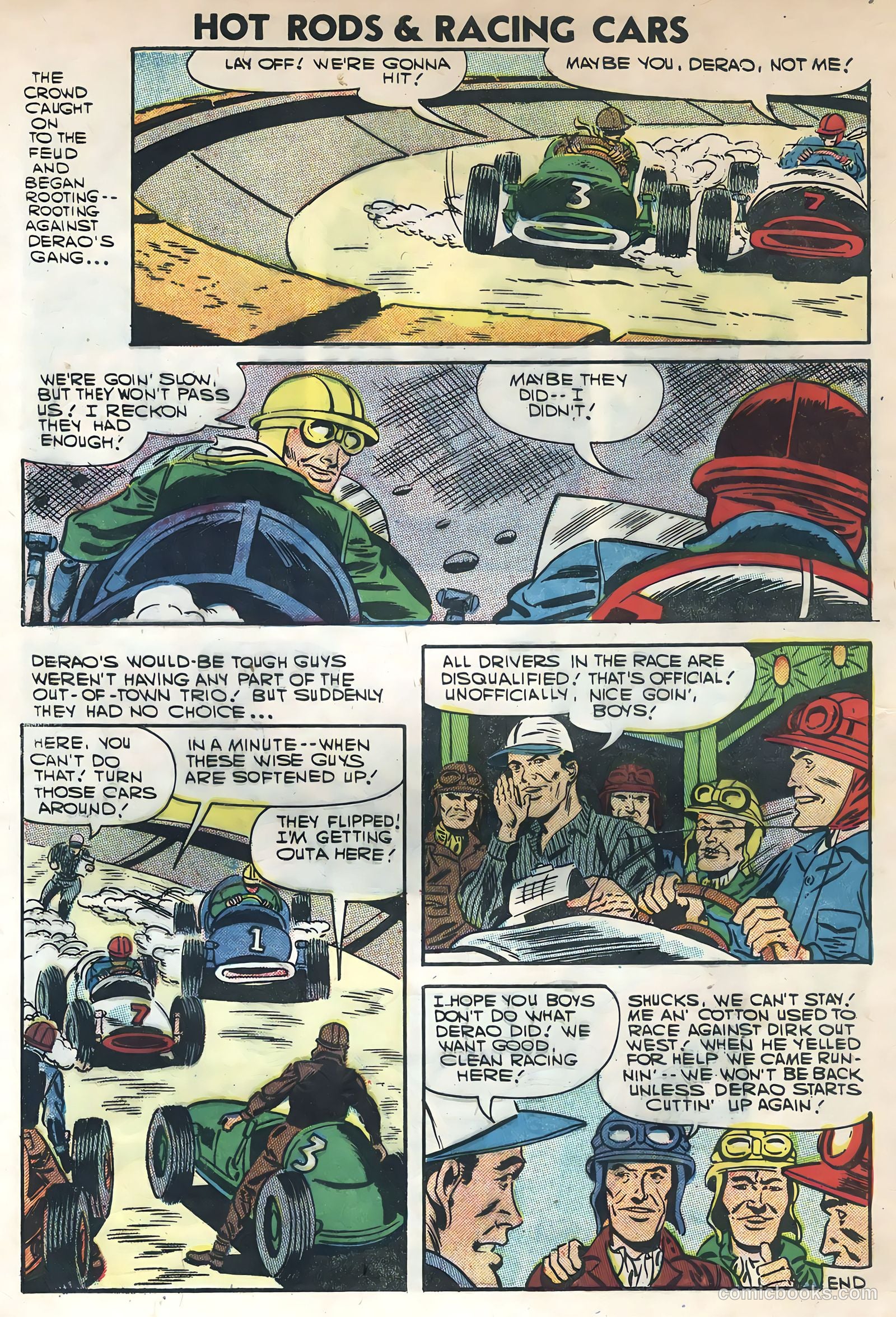 Hot Rods and Racing Cars #30 (1957) — page 8 of 36
