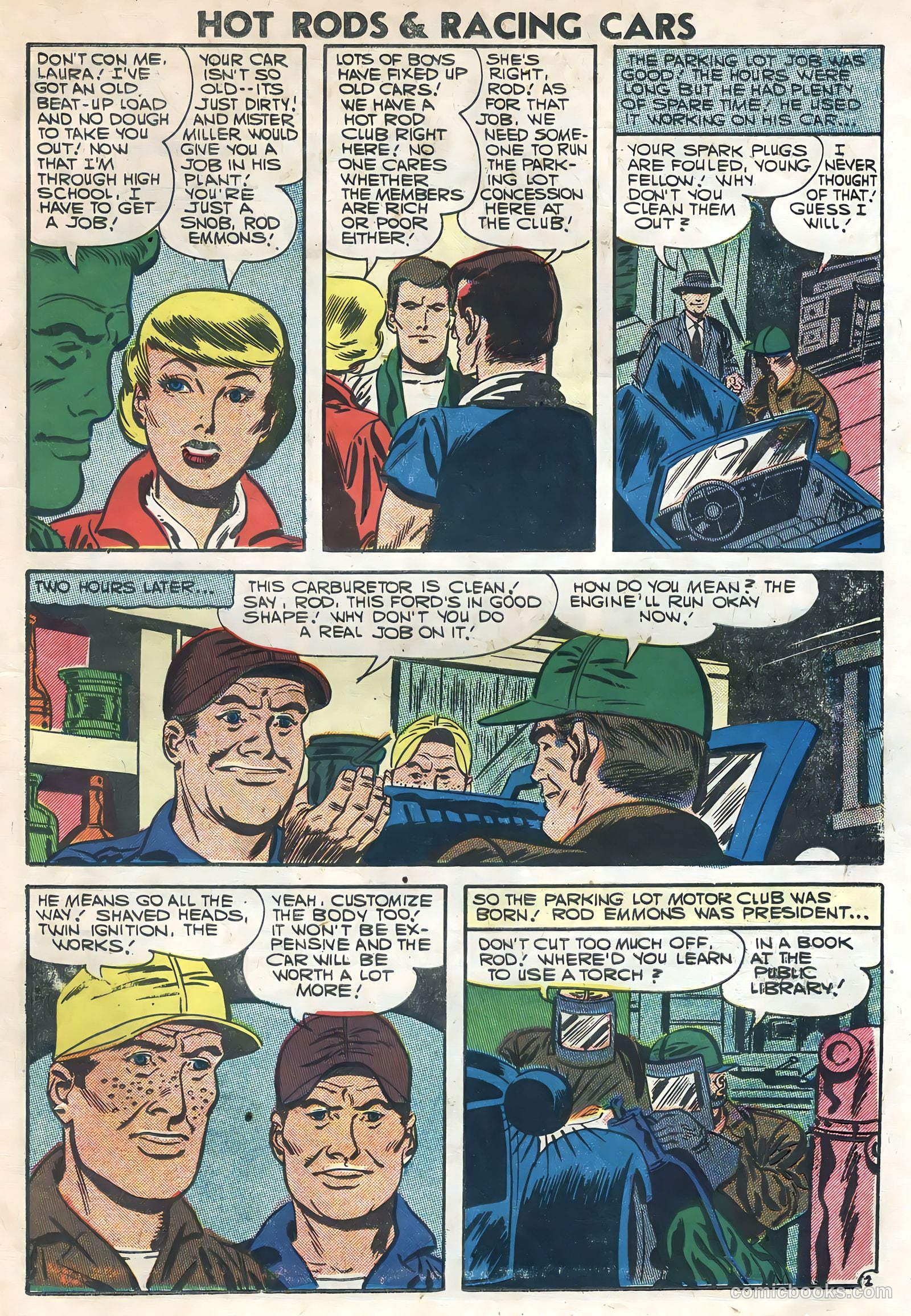 Hot Rods and Racing Cars #30 (1957) — page 11 of 36
