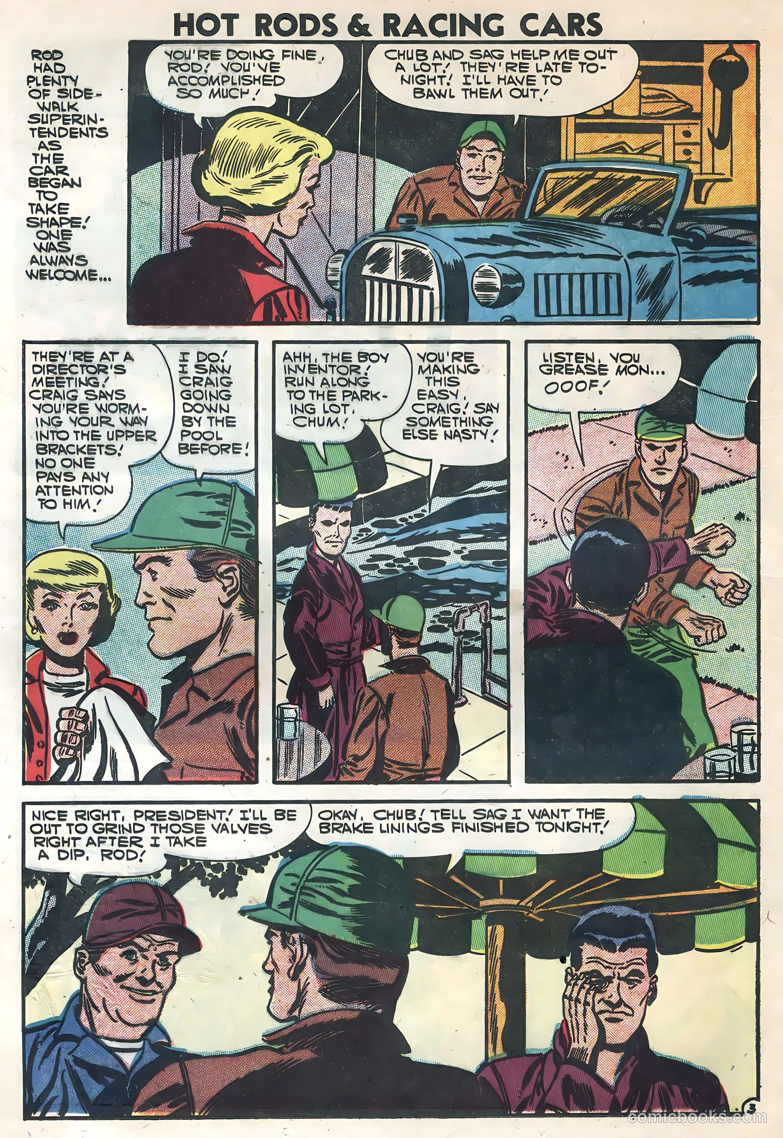 Hot Rods and Racing Cars #30 (1957) — page 12 of 36