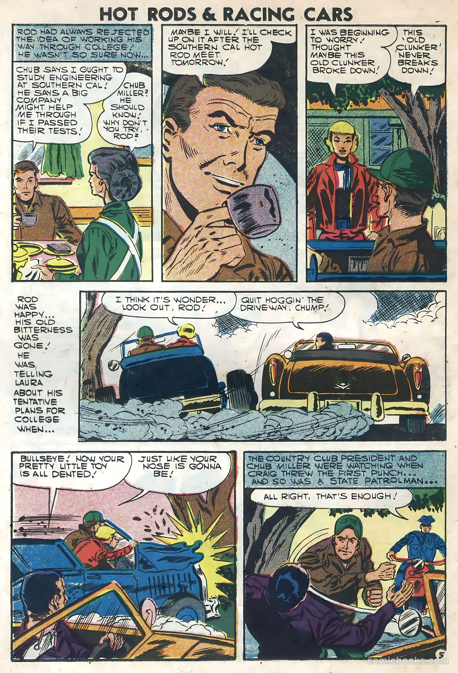 Hot Rods and Racing Cars #30 (1957) — page 14 of 36