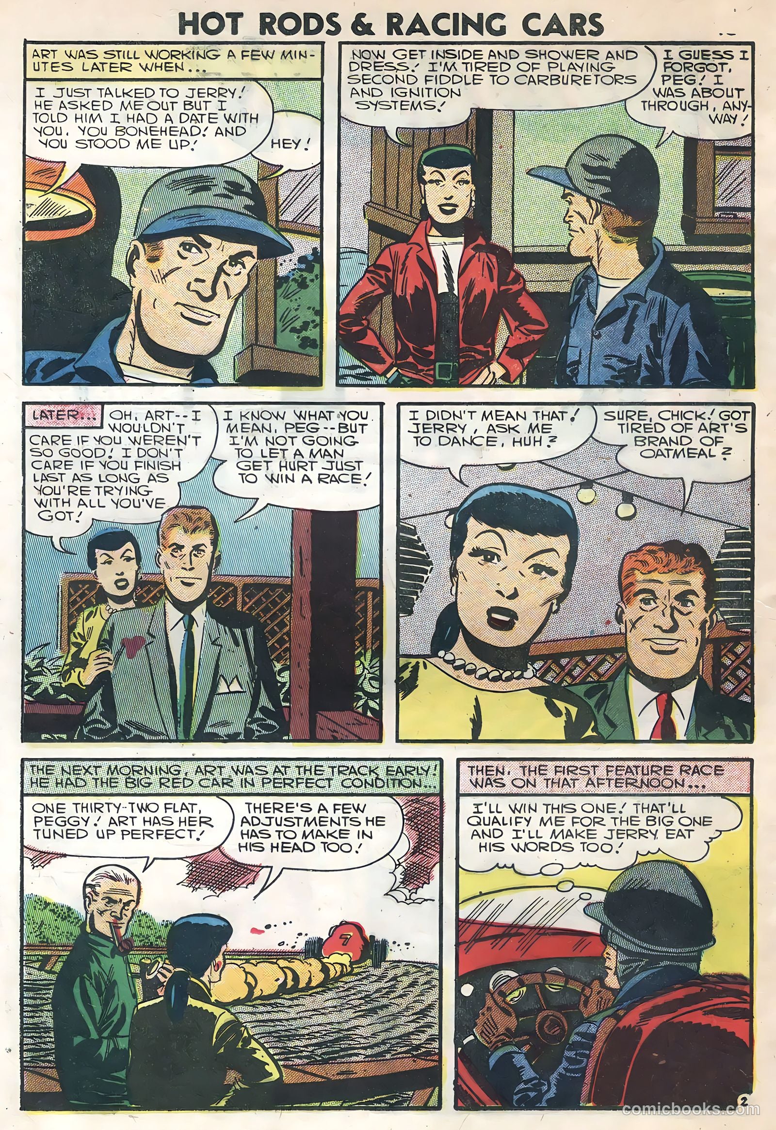 Hot Rods and Racing Cars #30 (1957) — page 20 of 36