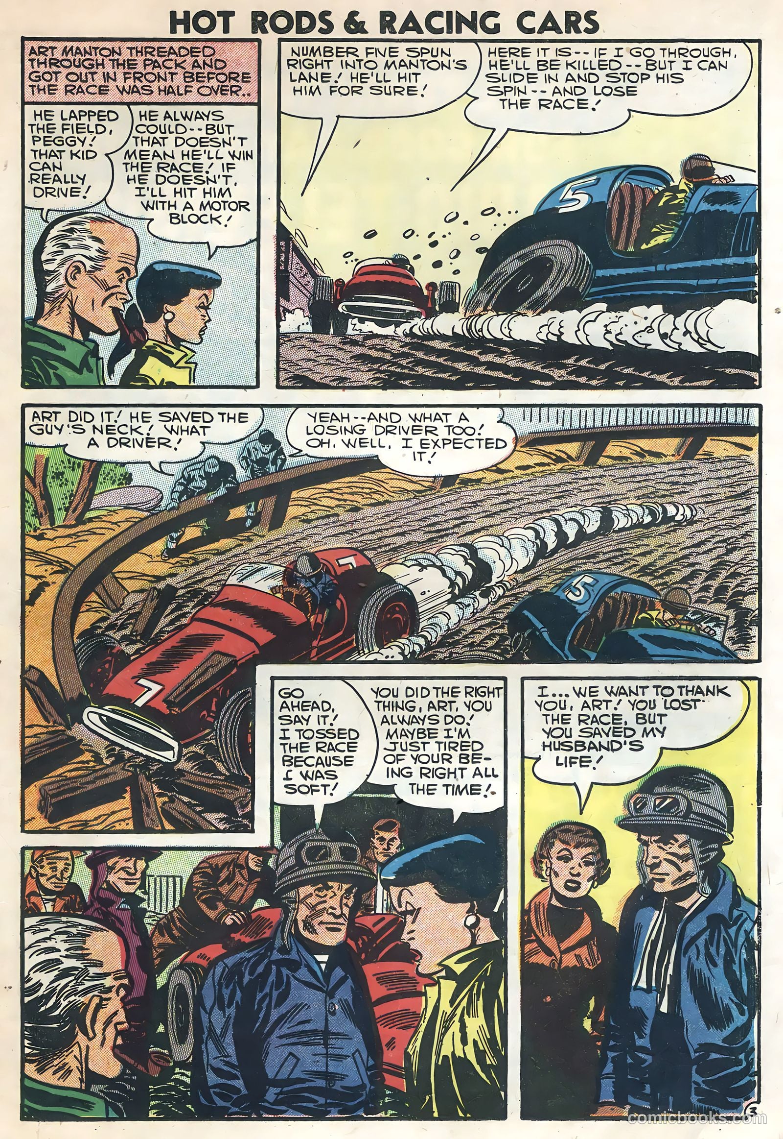 Hot Rods and Racing Cars #30 (1957) — page 21 of 36