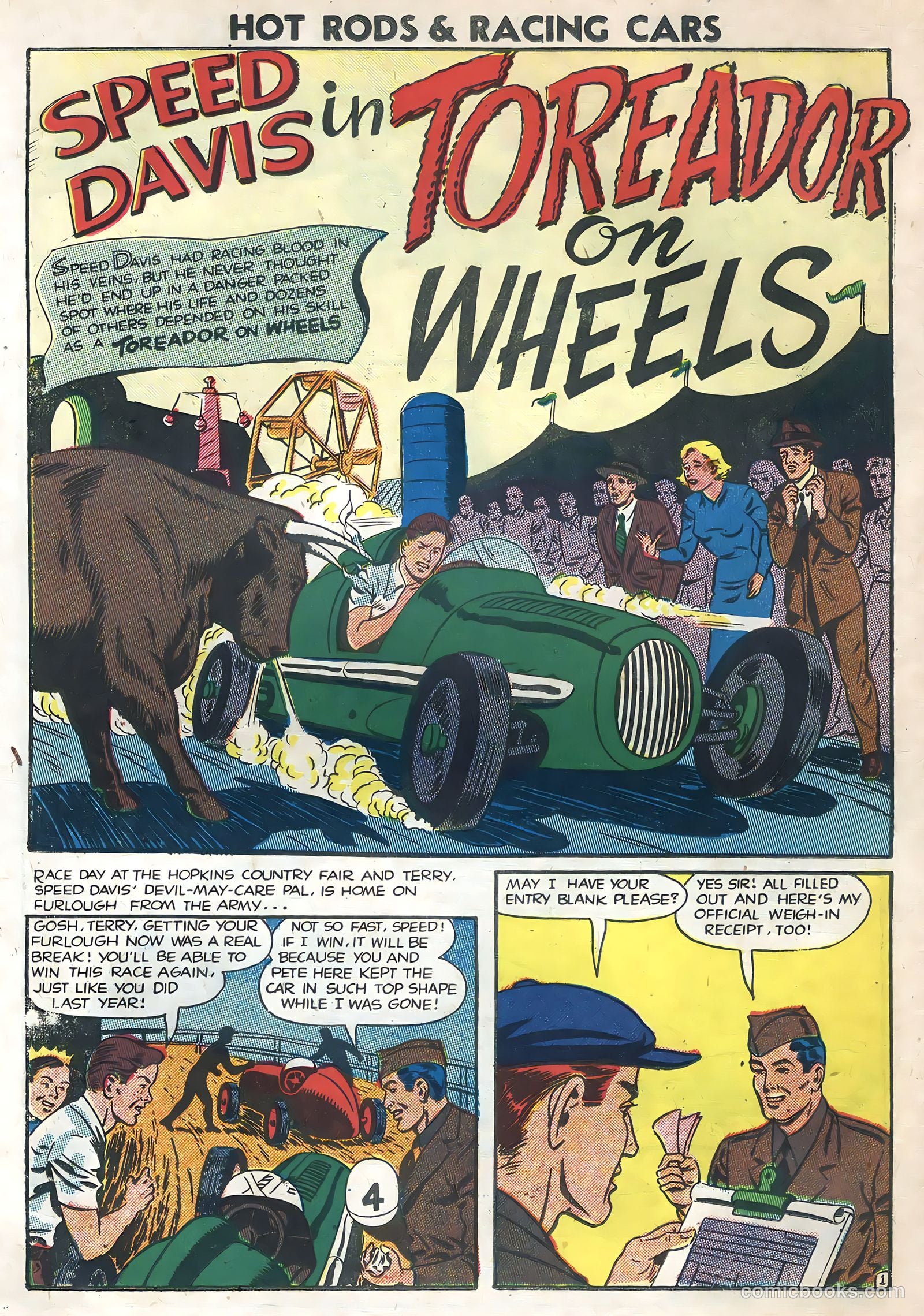 Hot Rods and Racing Cars #30 (1957) — page 26 of 36