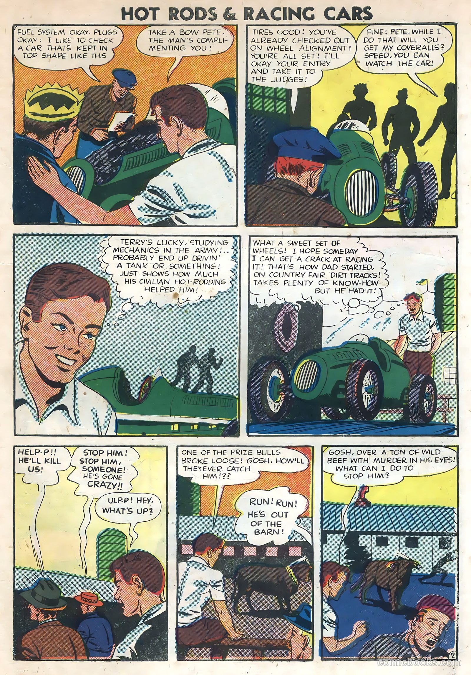 Hot Rods and Racing Cars #30 (1957) — page 27 of 36