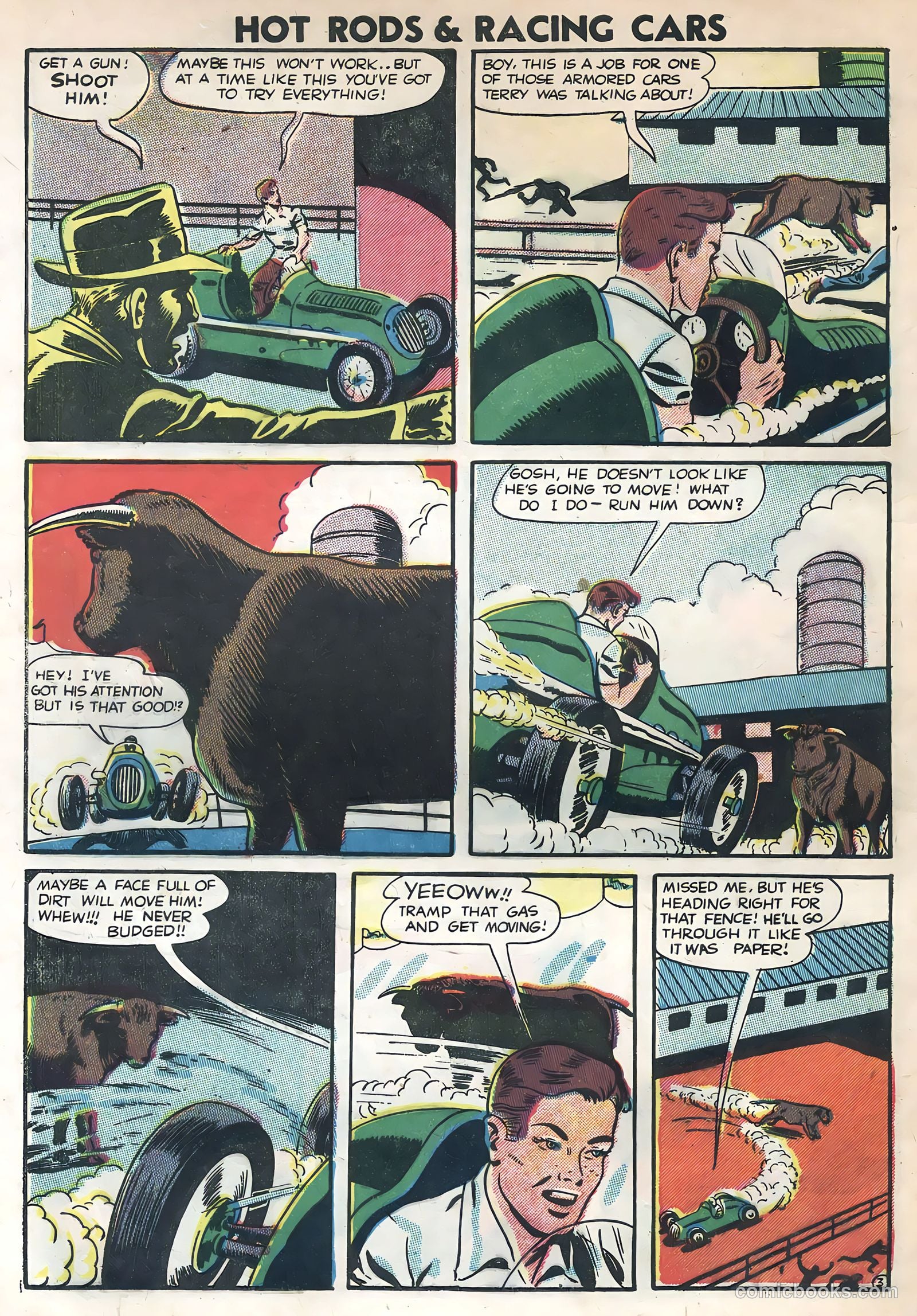 Hot Rods and Racing Cars #30 (1957) — page 28 of 36