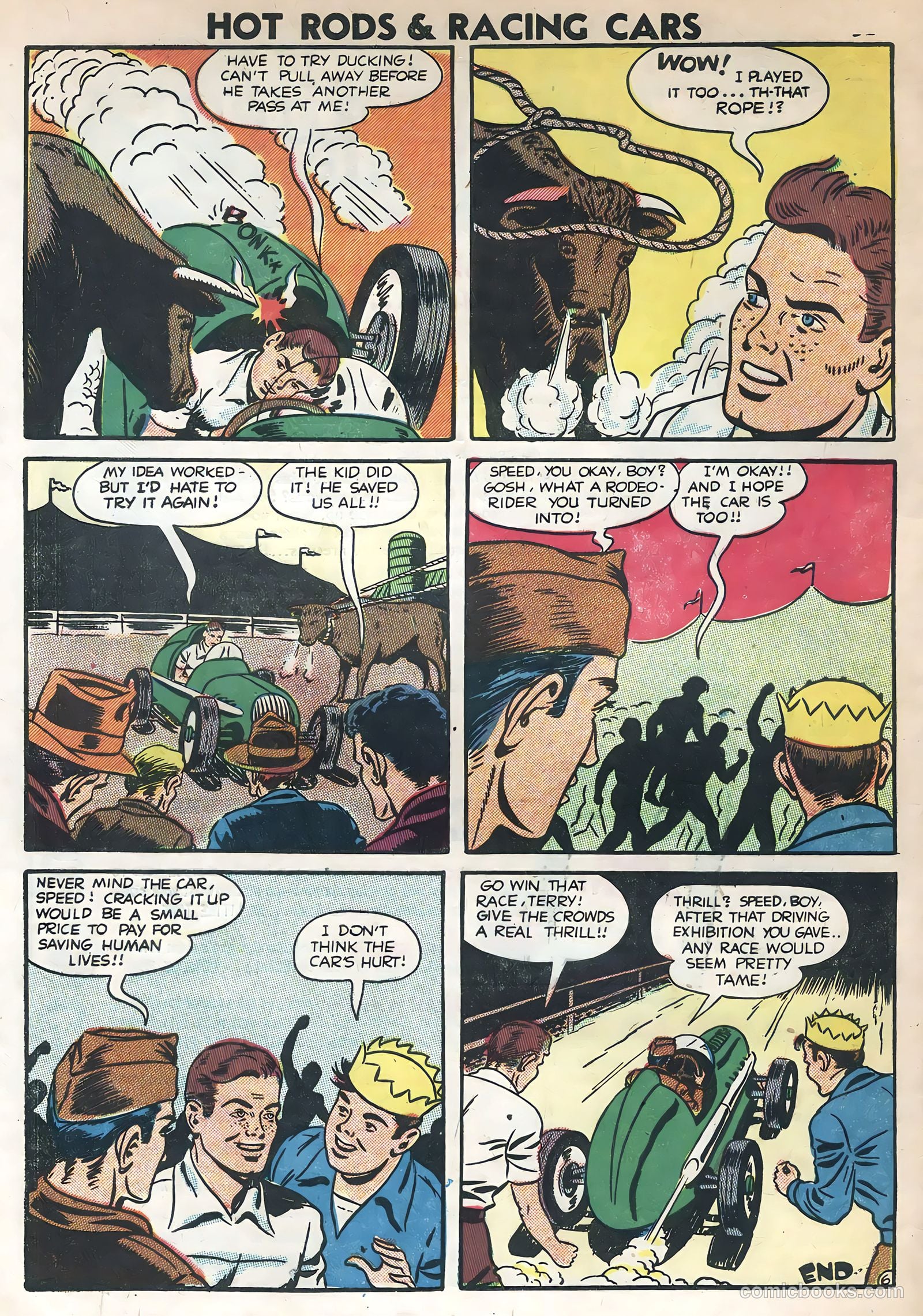 Hot Rods and Racing Cars #30 (1957) — page 32 of 36