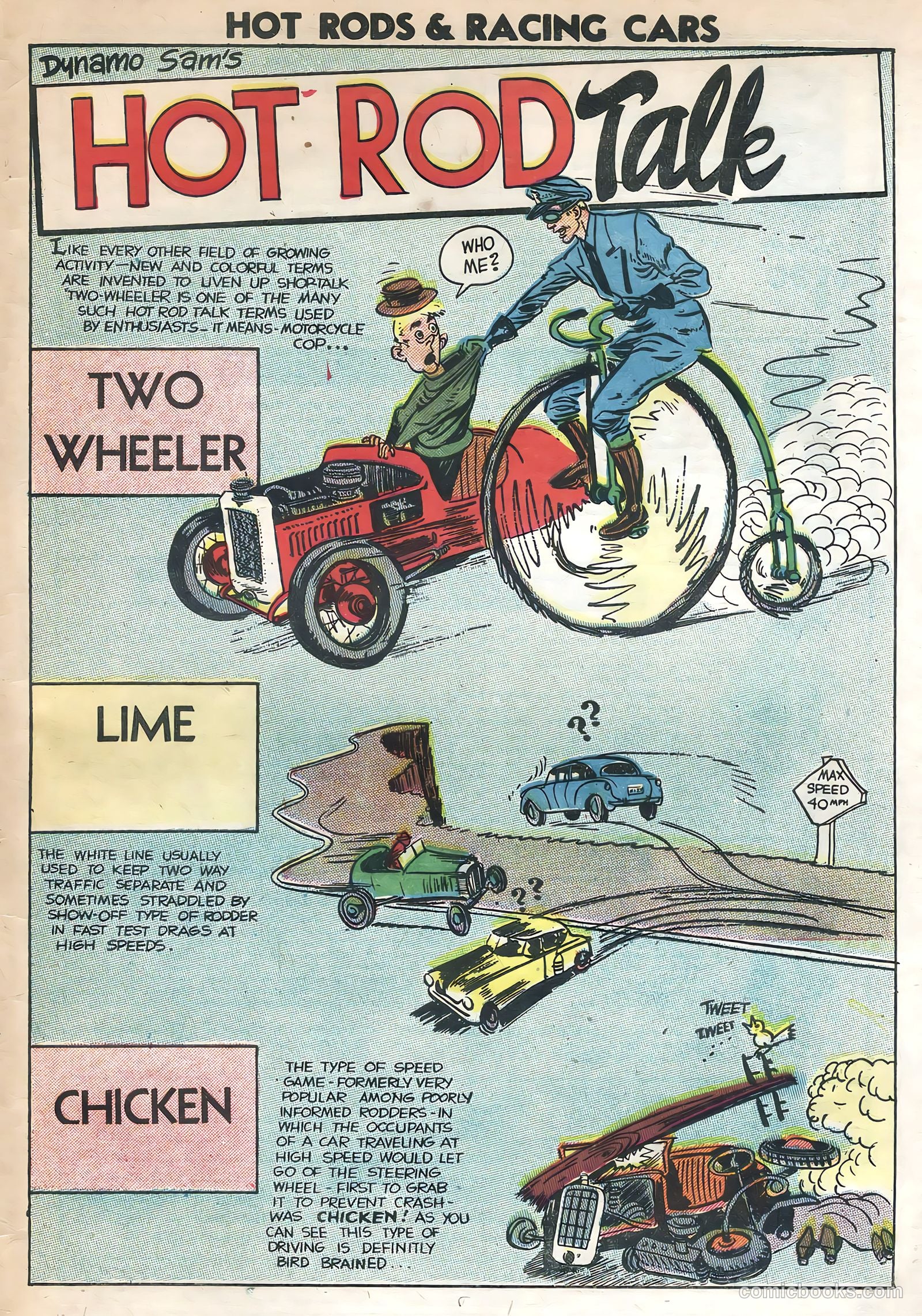 Hot Rods and Racing Cars #30 (1957) — page 33 of 36