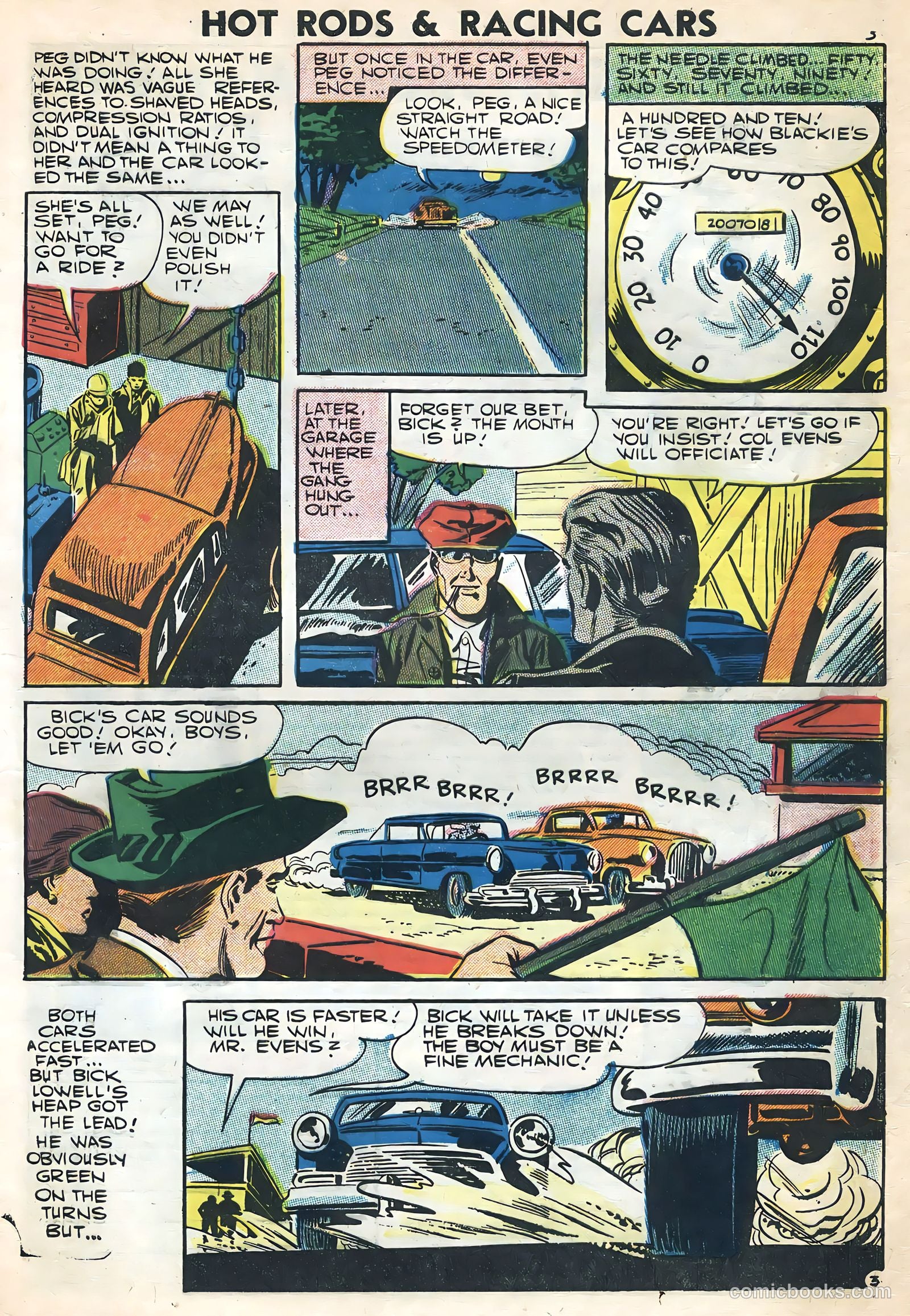 Hot Rods and Racing Cars #31 (1957) — page 5 of 36