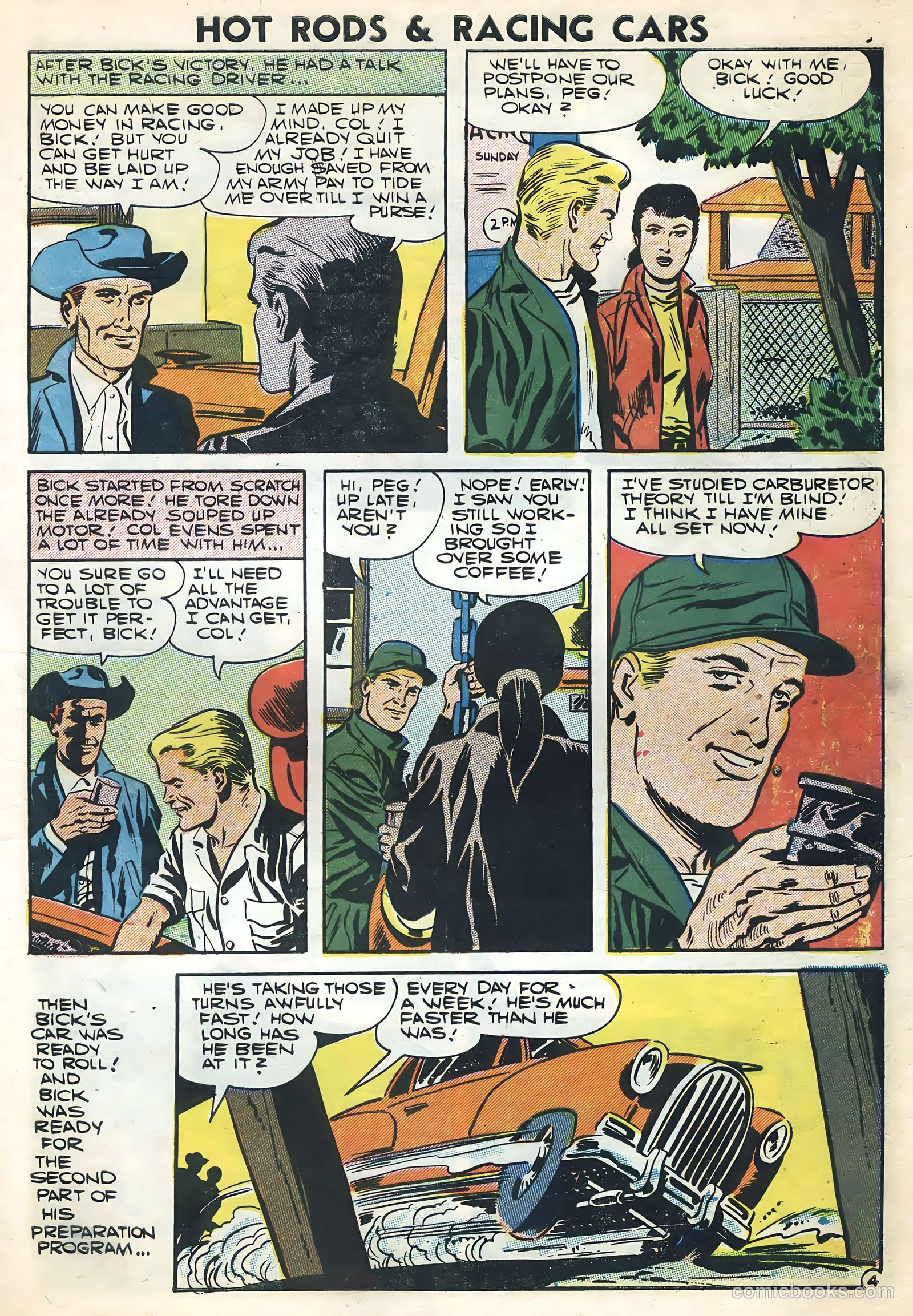 Hot Rods and Racing Cars #31 (1957) — page 7 of 36
